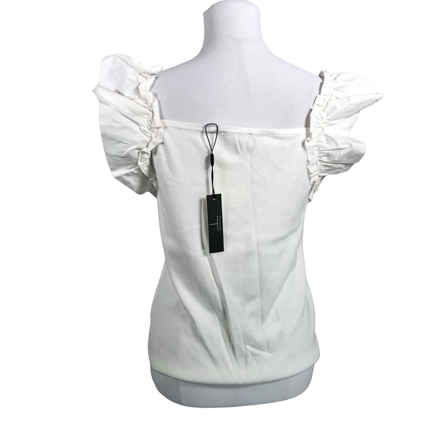 Unisex Tahari - Top, size 40 - Natural white (2)
