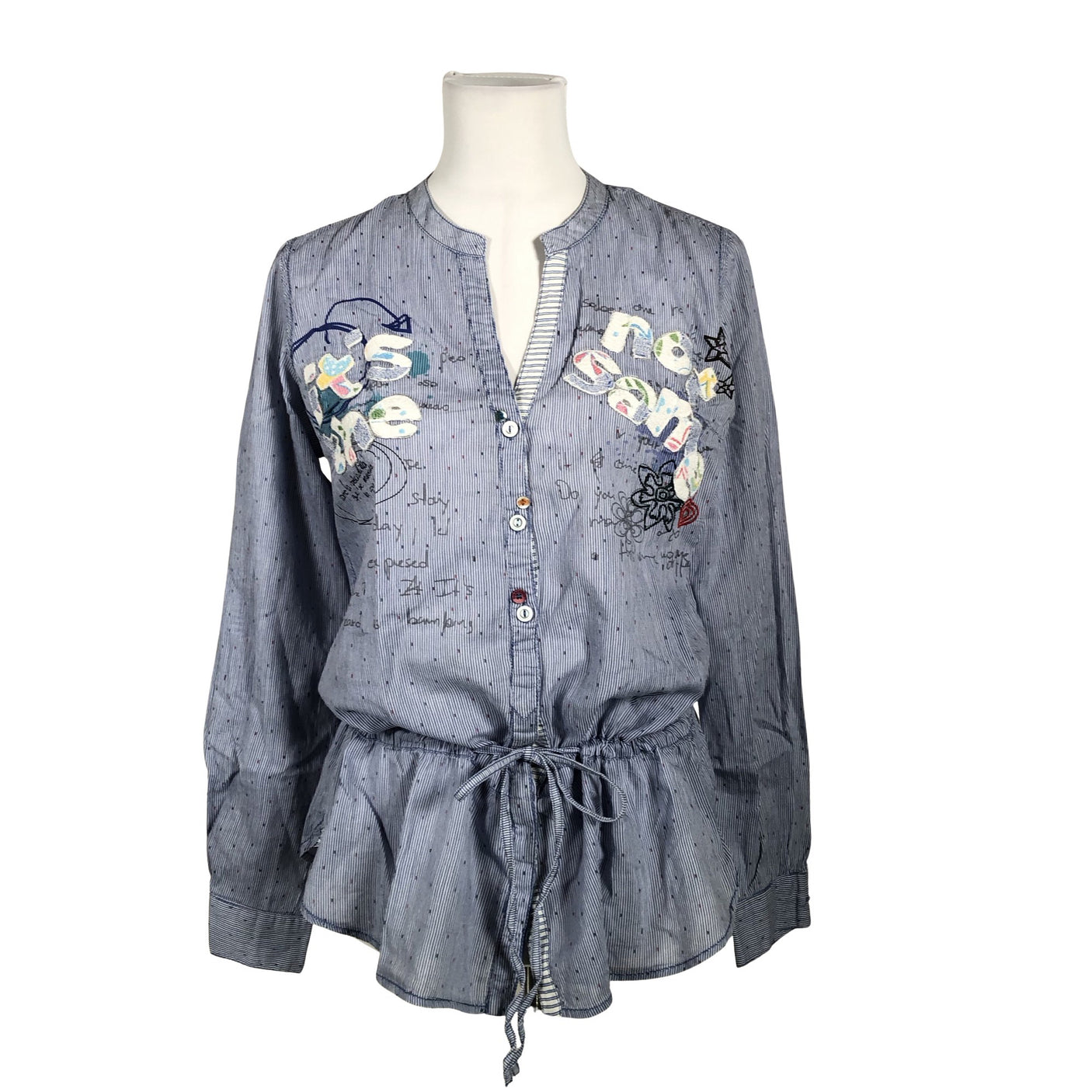 Unisex Desigual - Blouse, size 36 - Blue (1)