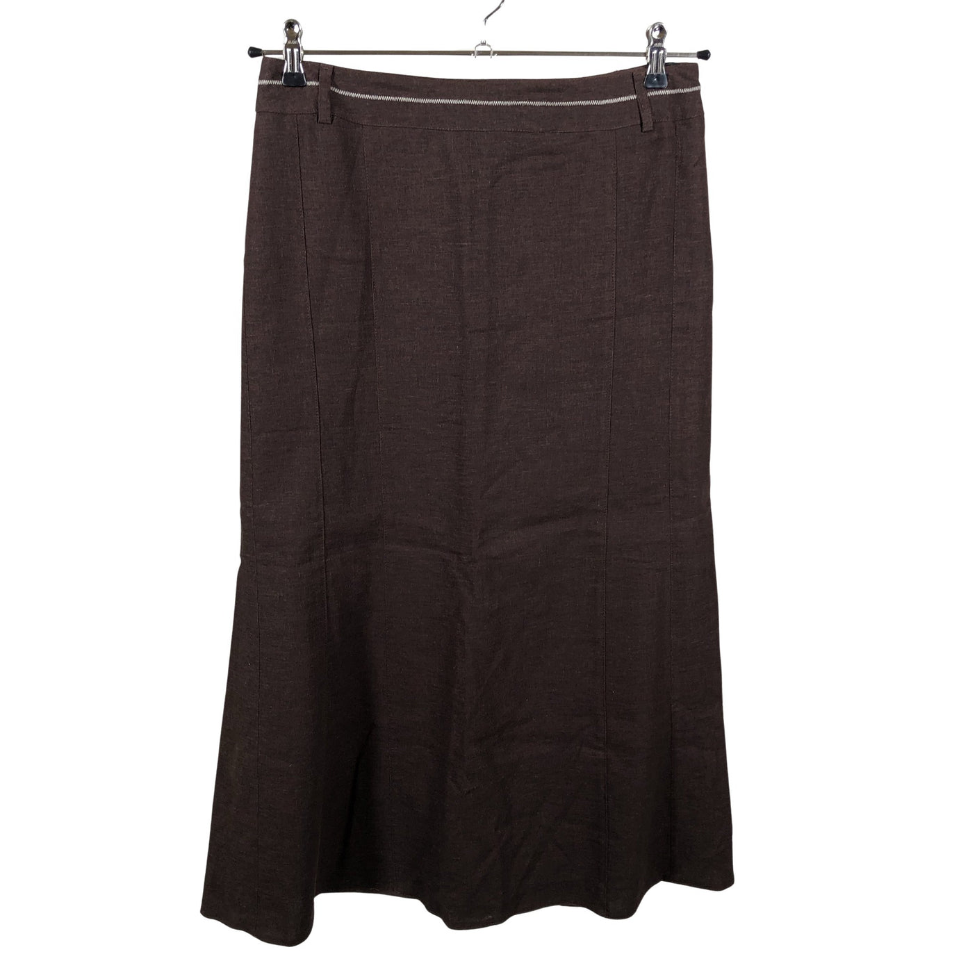 Unisex Steilmann - Fabric skirt, size 38 - Brown (1)