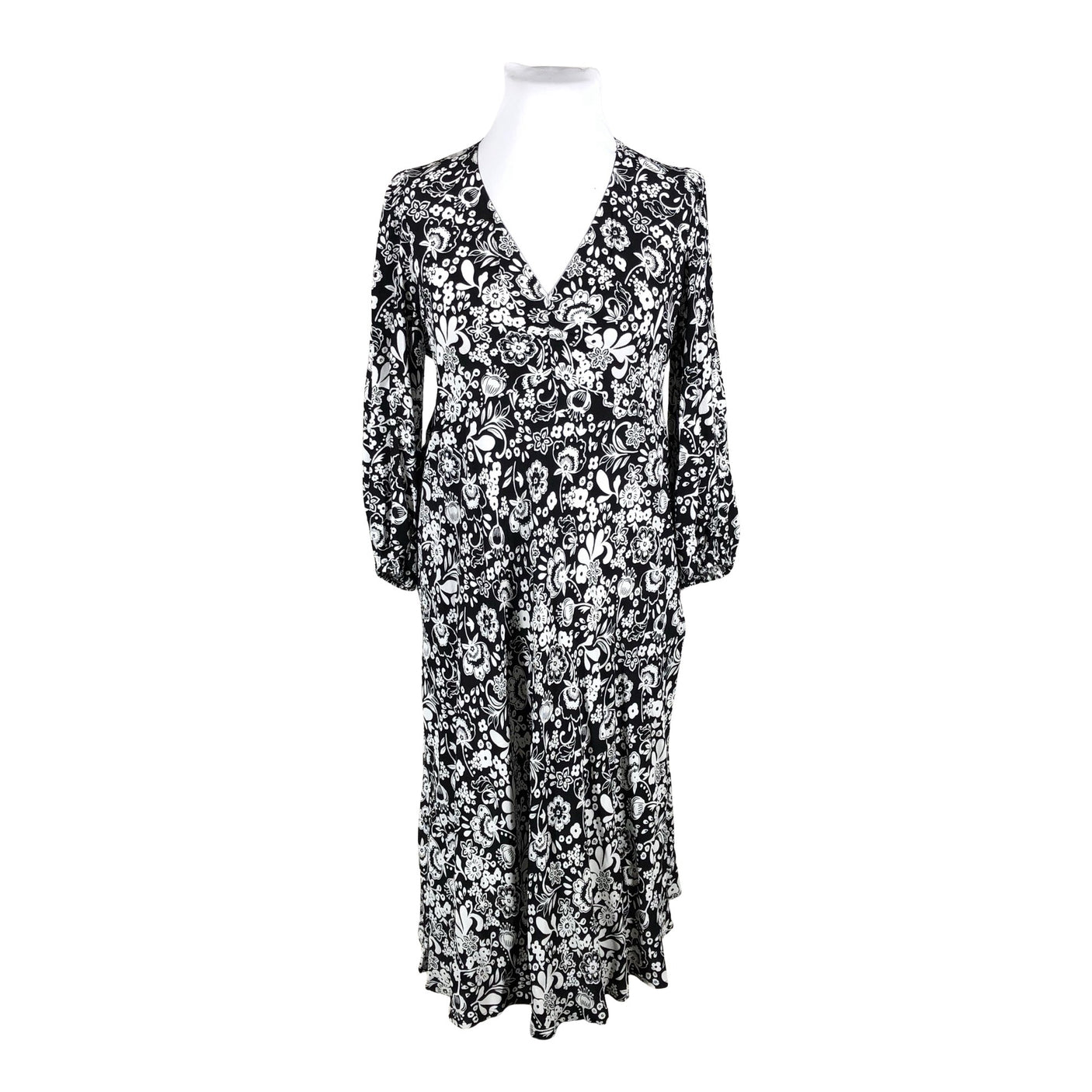 Unisex Boden - Schiffon dress, size 42 - Black (2)