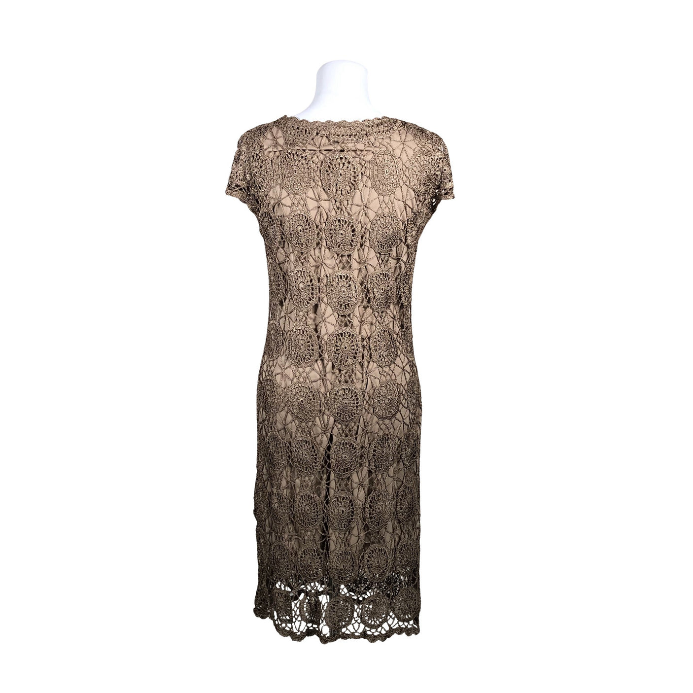 Unisex Monton - Knit dress, size 38 - Brown (2)