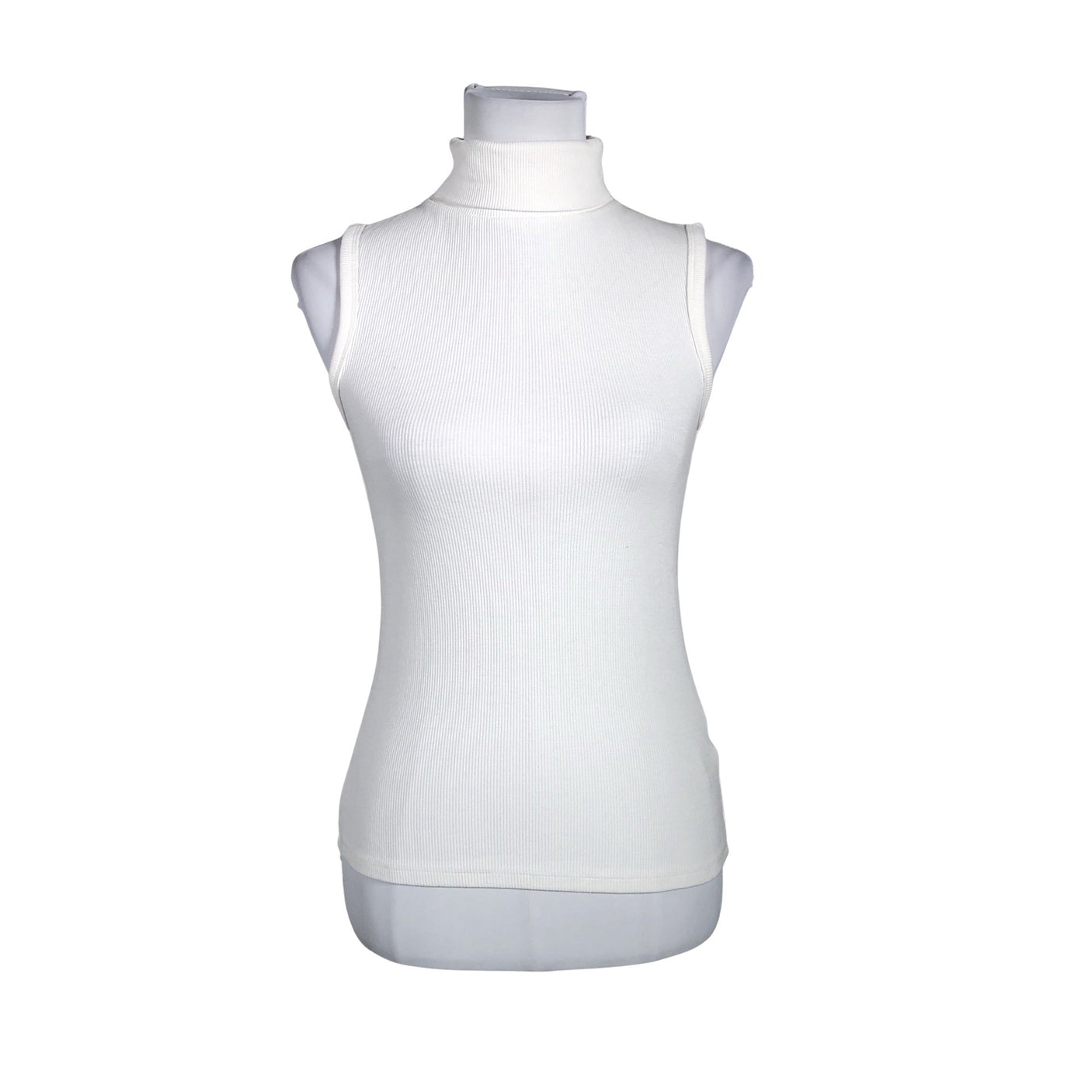 Unisex Lindex - Tricot tank top, size 40 - Natural white (1)