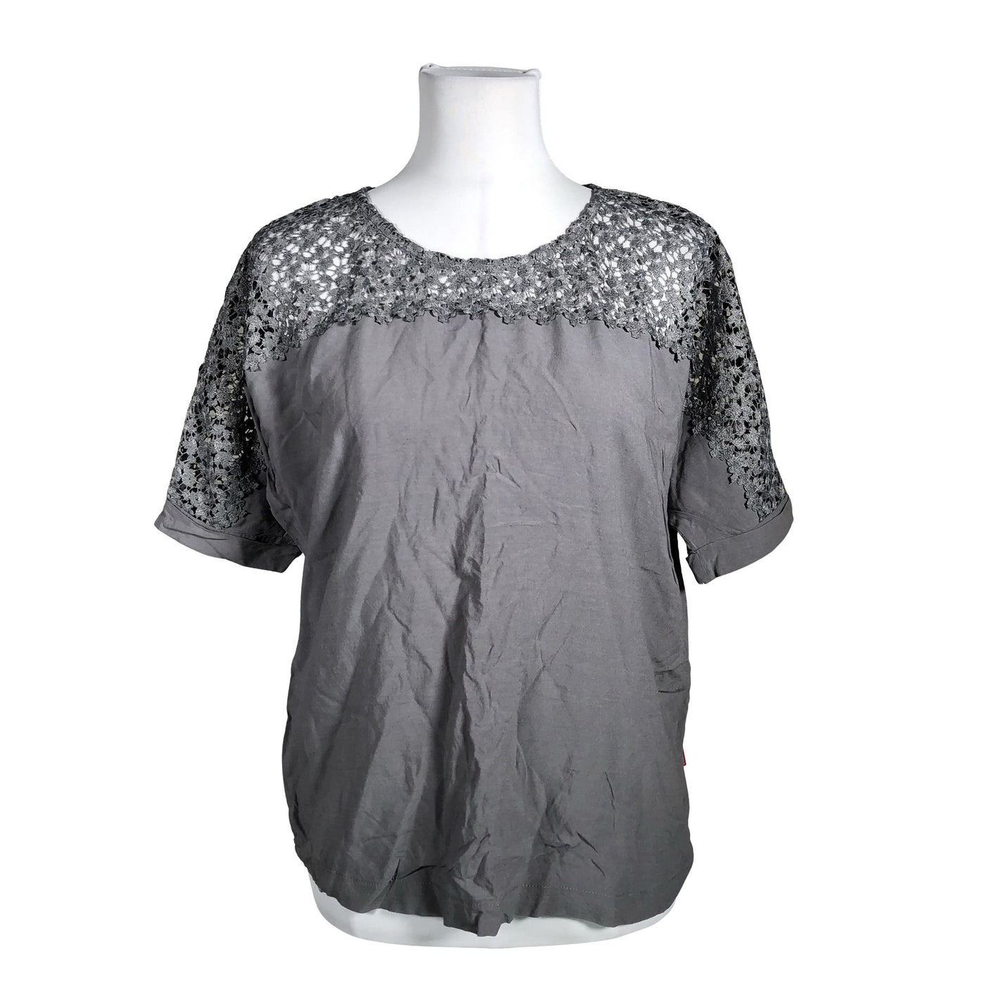 Unisex Jackpot - Short-sleeved blouse, size 36 - Gray (1)