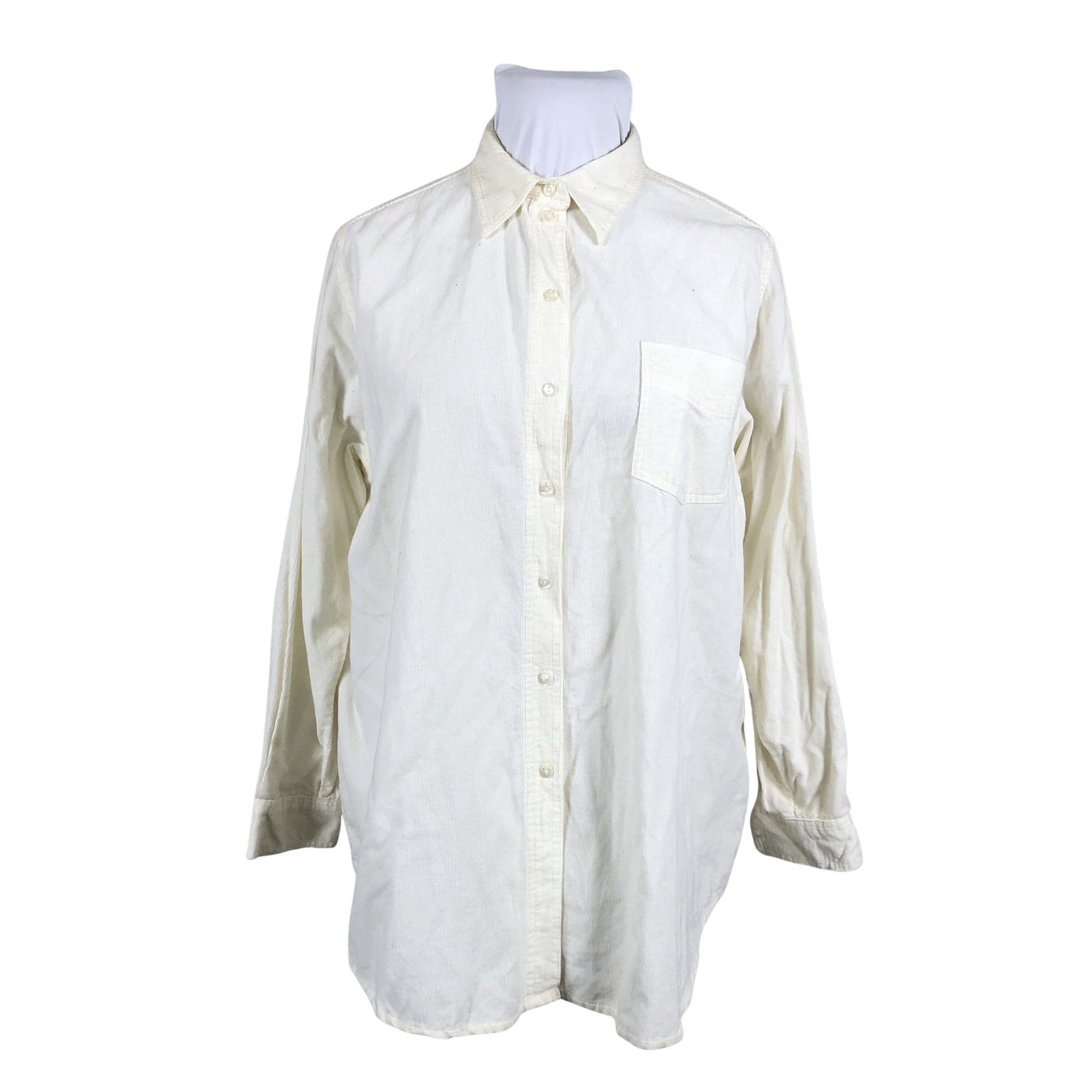Unisex Lindex - Collared shirt, size 46 - Natural white (1)
