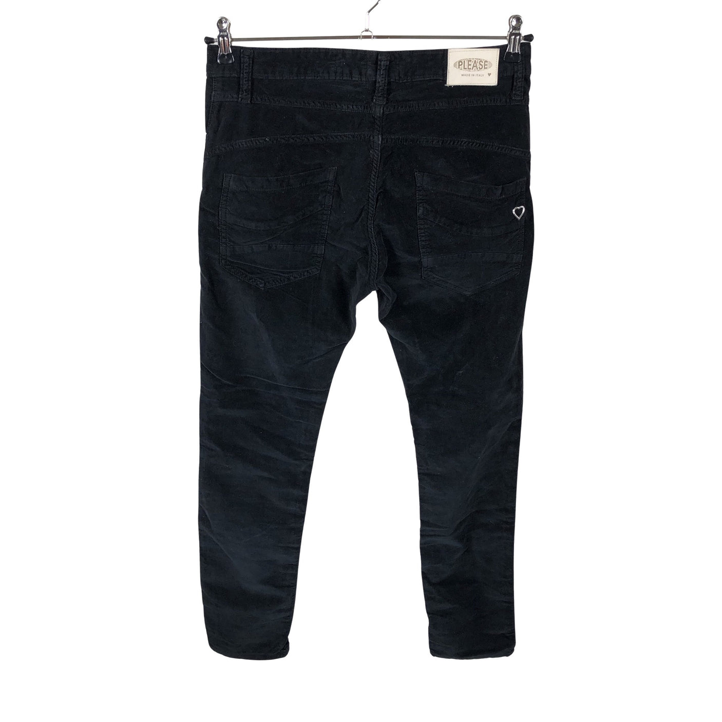 Unisex Please - Velvet pants, size 34 - Black (2)