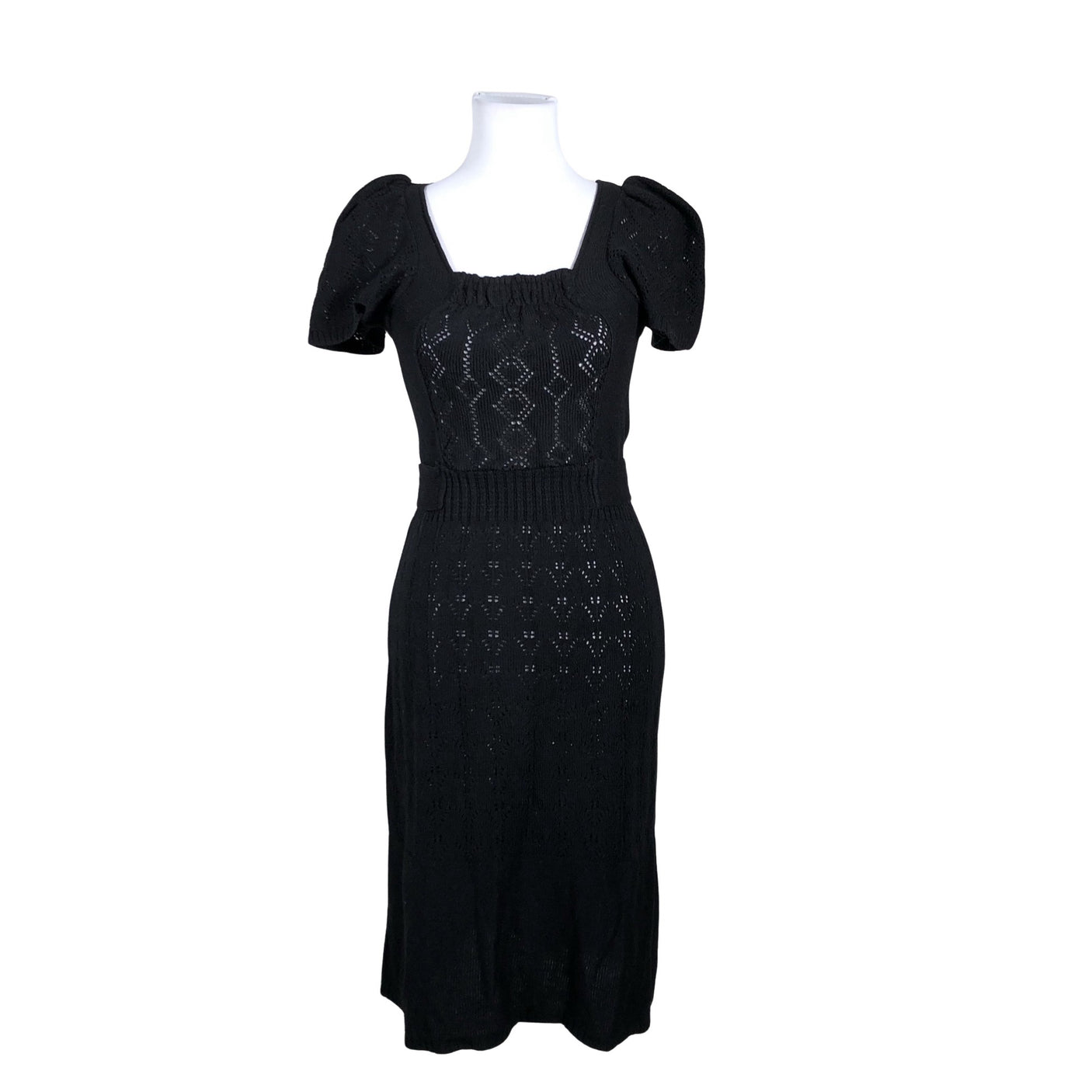 Unisex IVANAhelsinki - Knit dress, size 36 - Black (1)