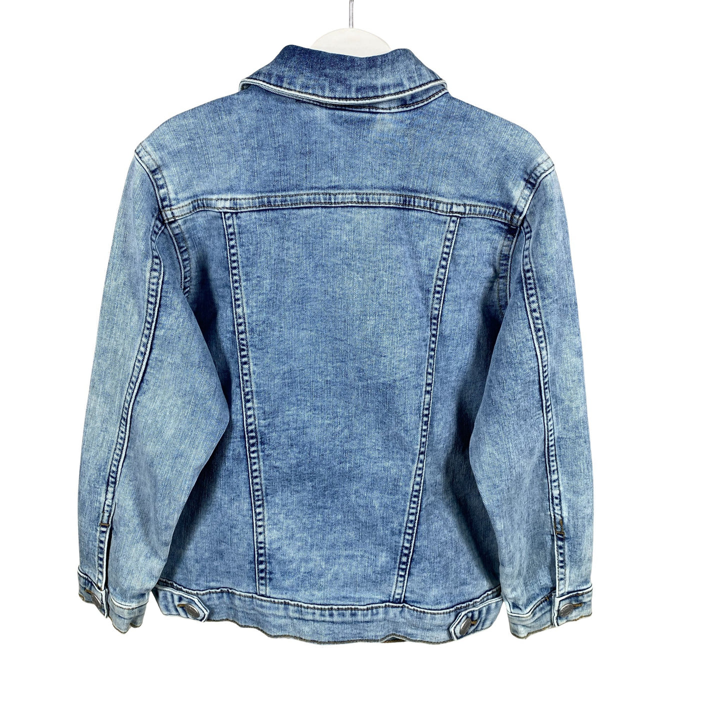 Unisex Lindex - Denim jacket, size 122 - 128 - Light blue (2)