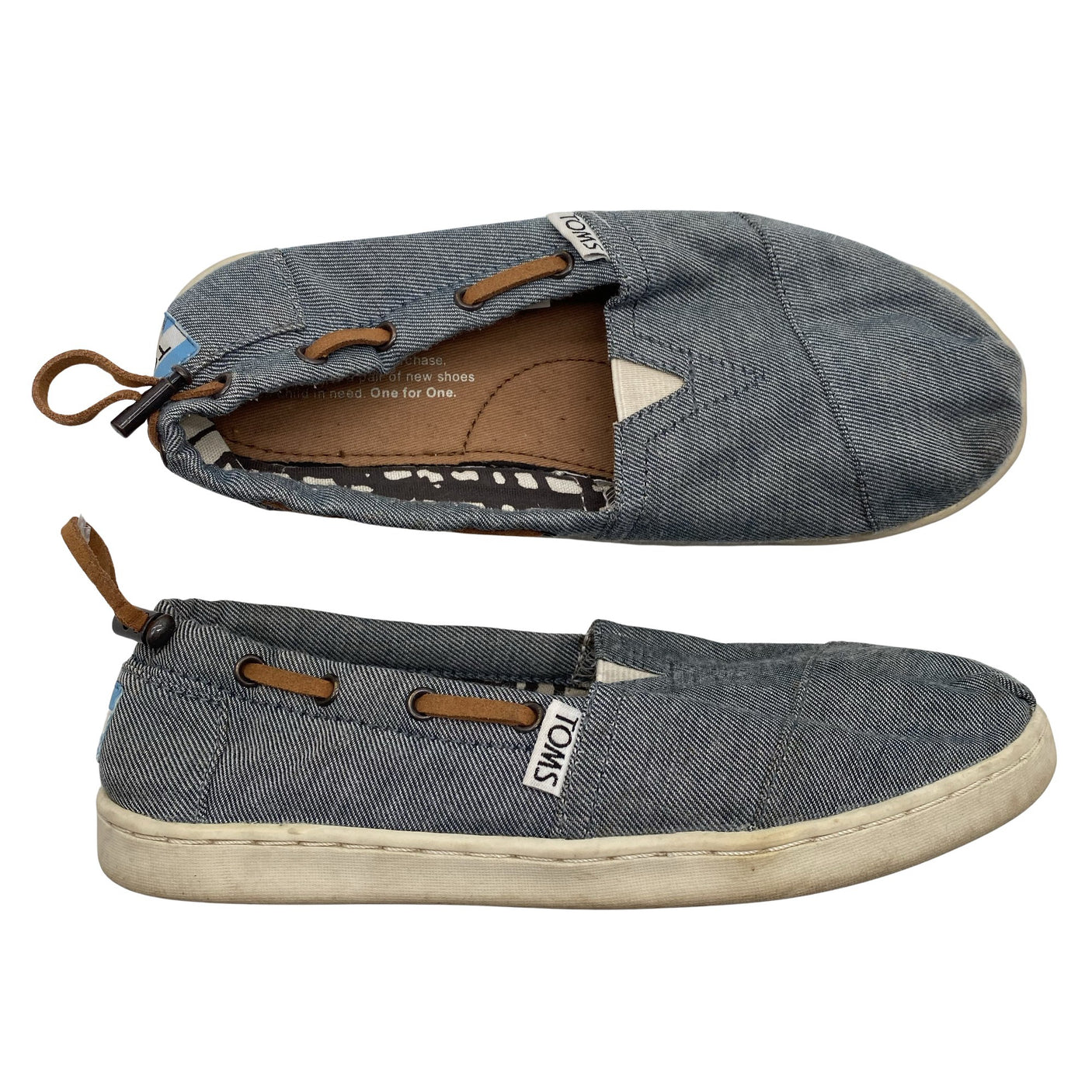 Unisex Toms - Loafers, size 34 - Light blue (1)