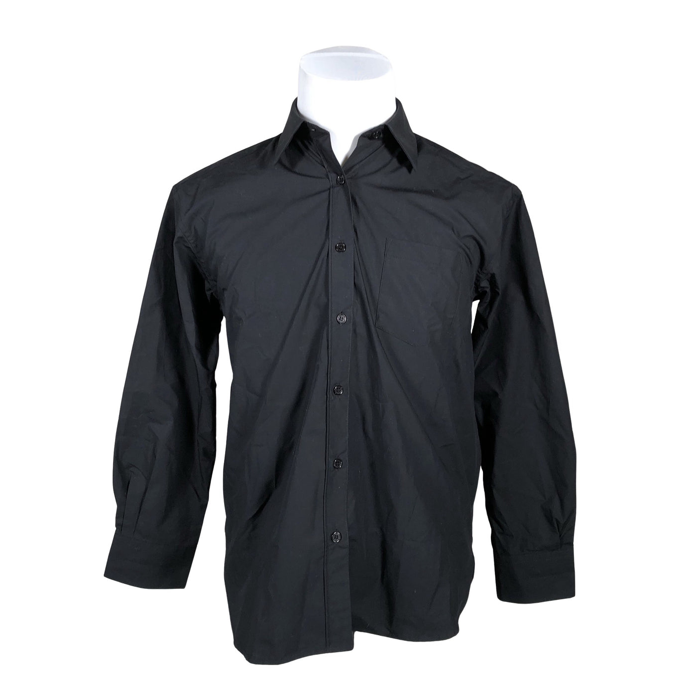 Unisex Filippa K. - Collared shirt, size M - Black (1)