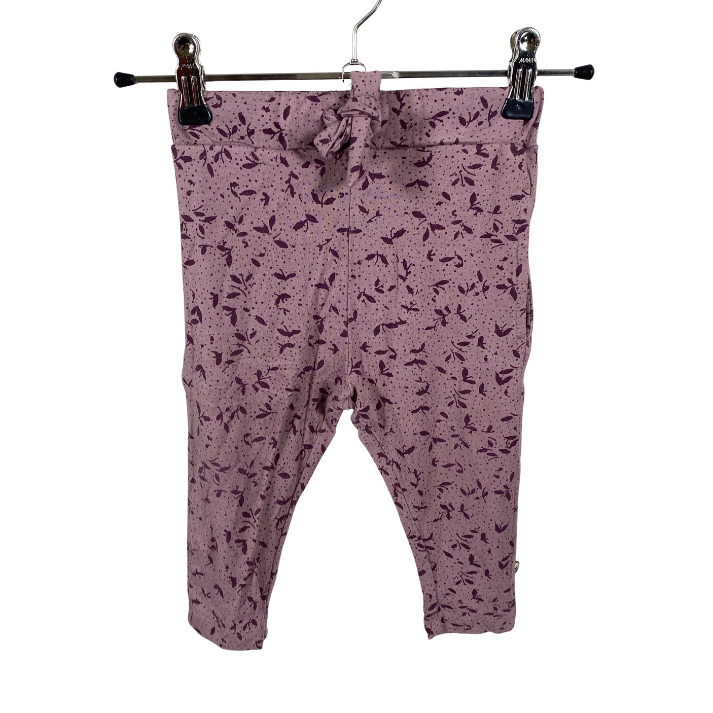 Unisex POMPdeLUX - Tricot pants, size 74 - 80 - Violet (1)
