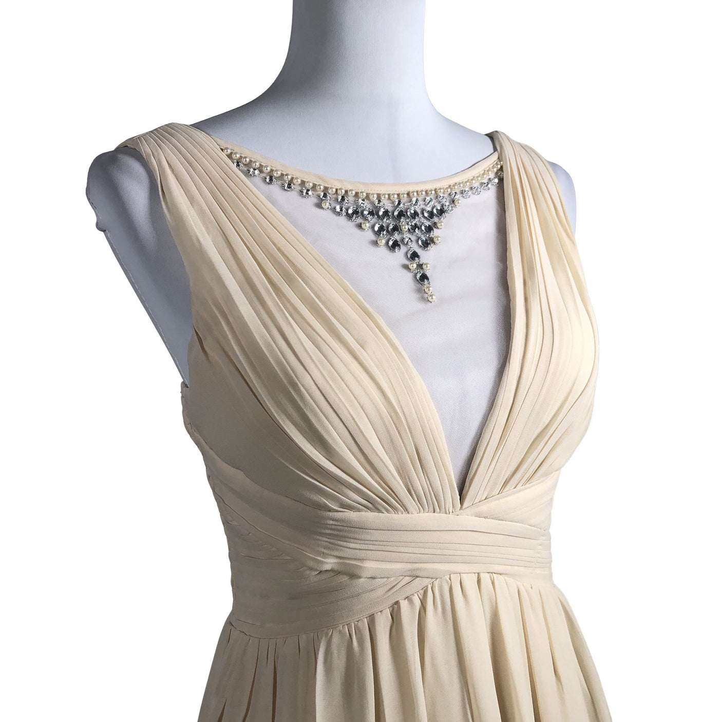 Unisex Little Mistress - Party dress, size 38 - Beige (3)