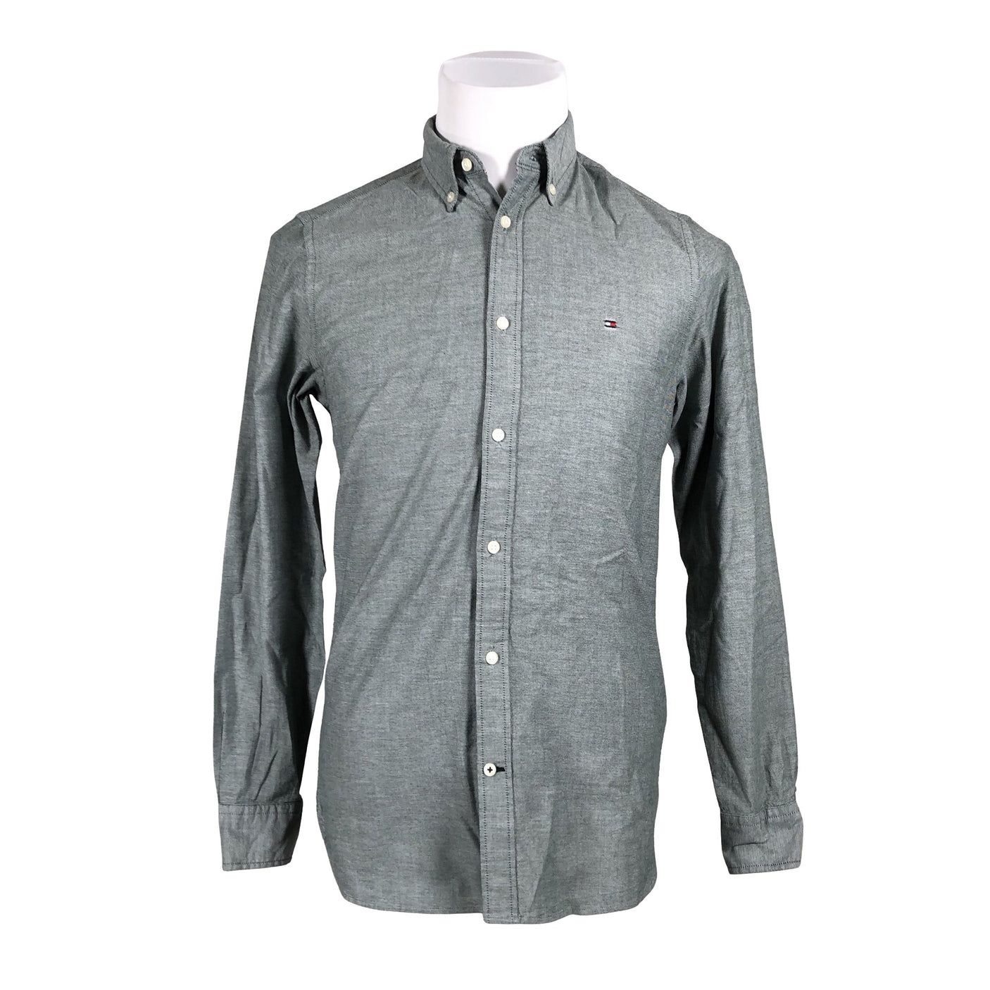 Unisex Tommy Hilfiger - Collared shirt, size S - Gray (1)
