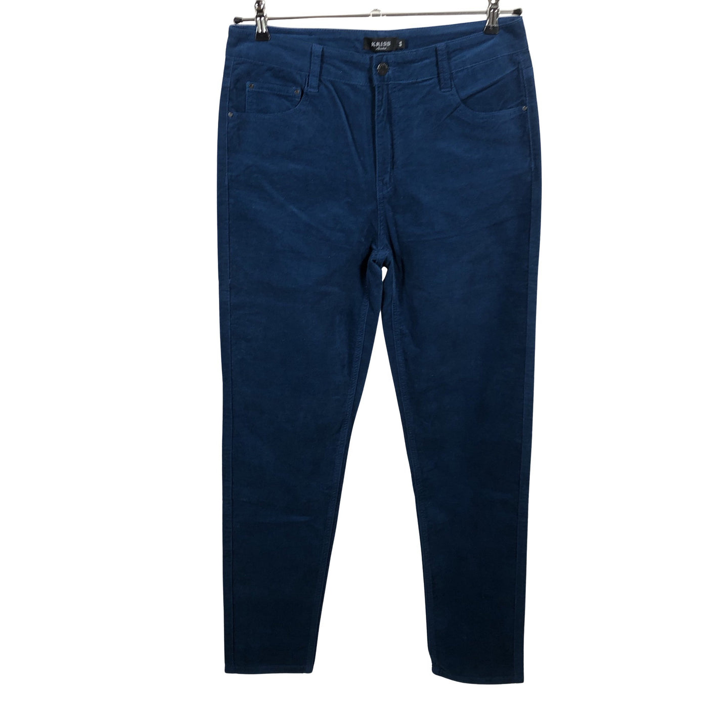 Unisex Kriss - Velvet pants, size 42 - Blue (1)