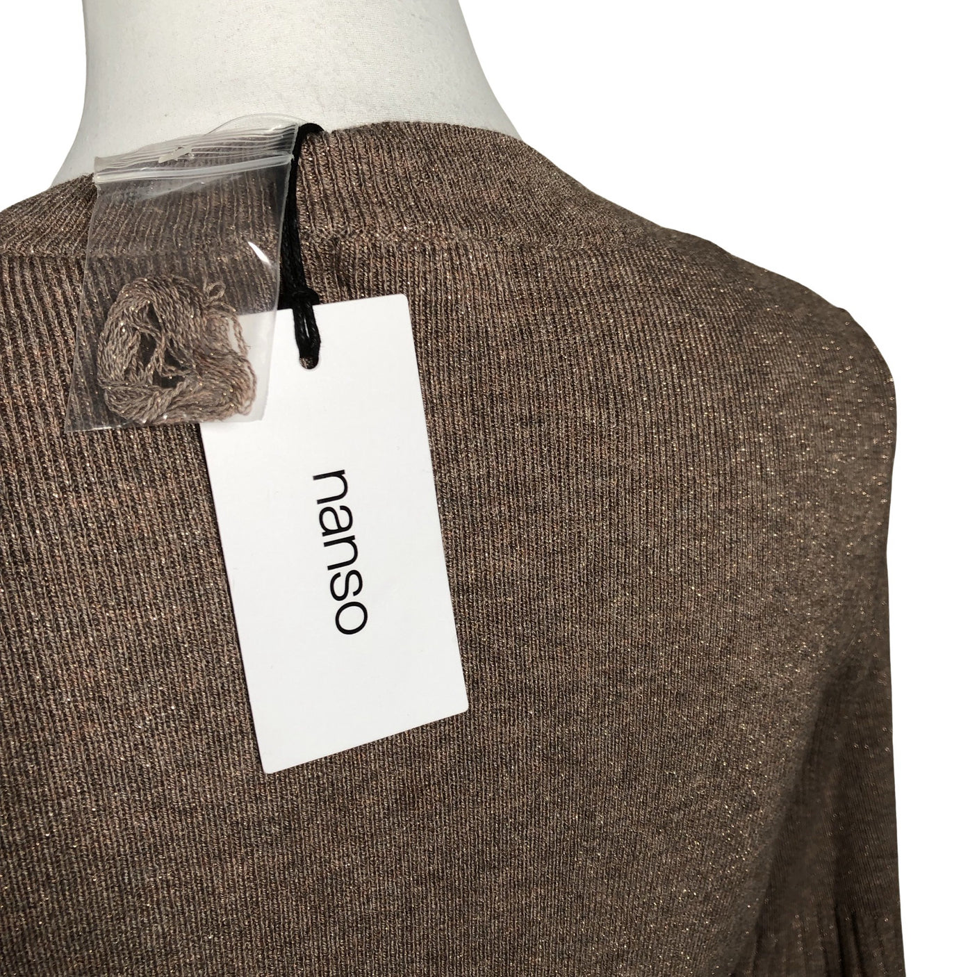 Unisex Nanso - Knit dress, size 40 - Brown (3)