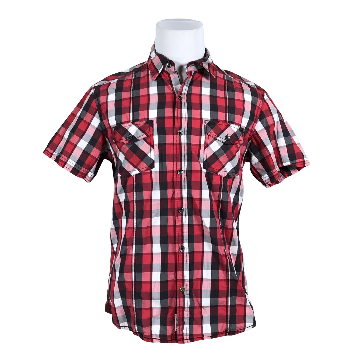 Unisex Esprit - Collared shirt, size M - Red (1)