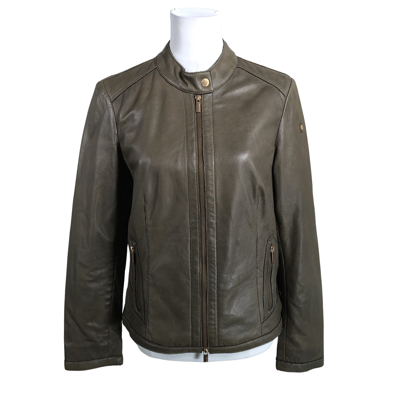 Unisex Milestone - Leather jacket, size 40 - Brown (1)