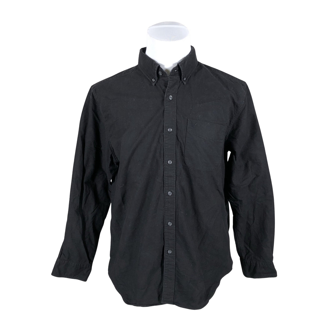 Unisex American Eagle - Collared shirt, size L - Black (1)