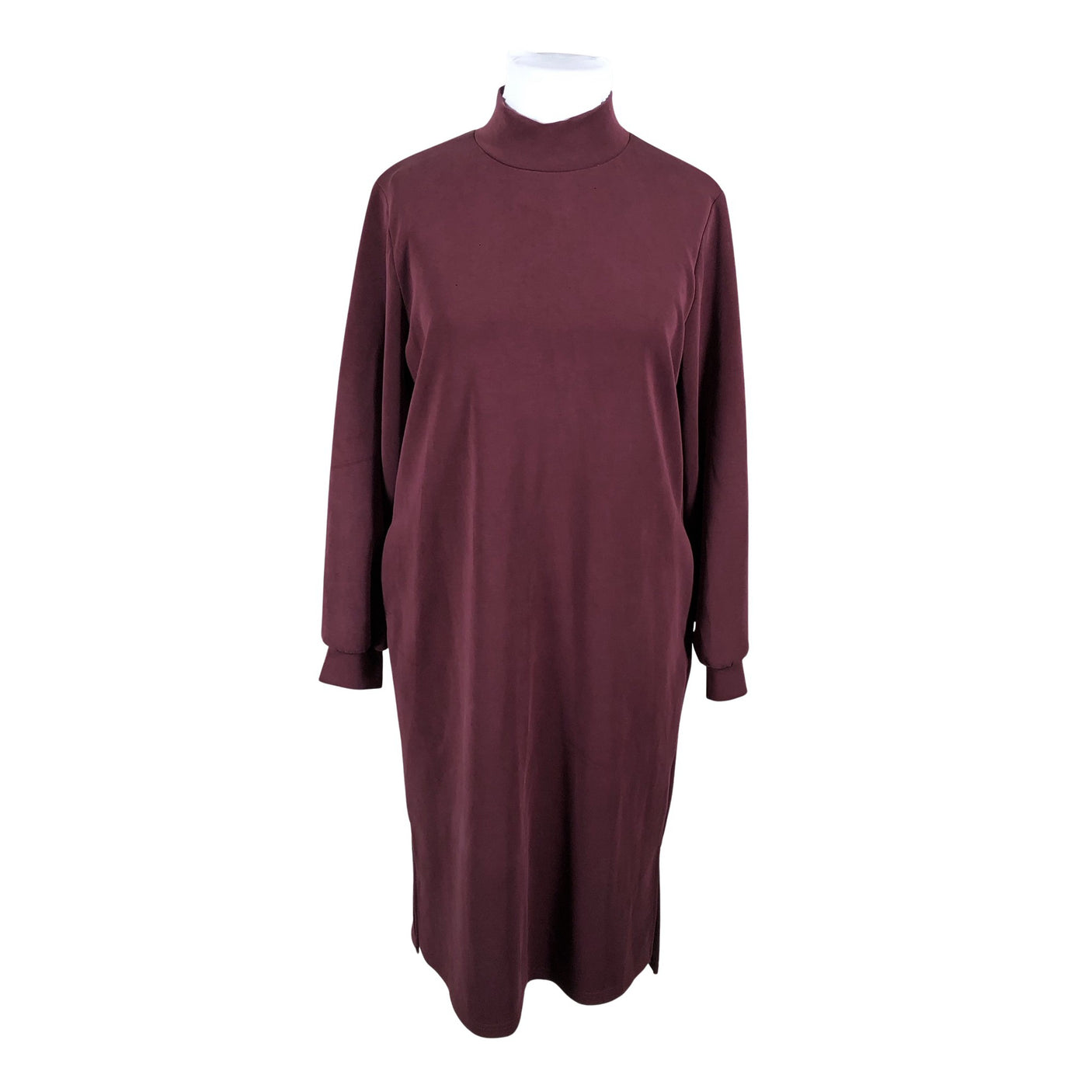 Unisex My Essential Wardrobe - Tricot dress, size 42 - Wine red (1)