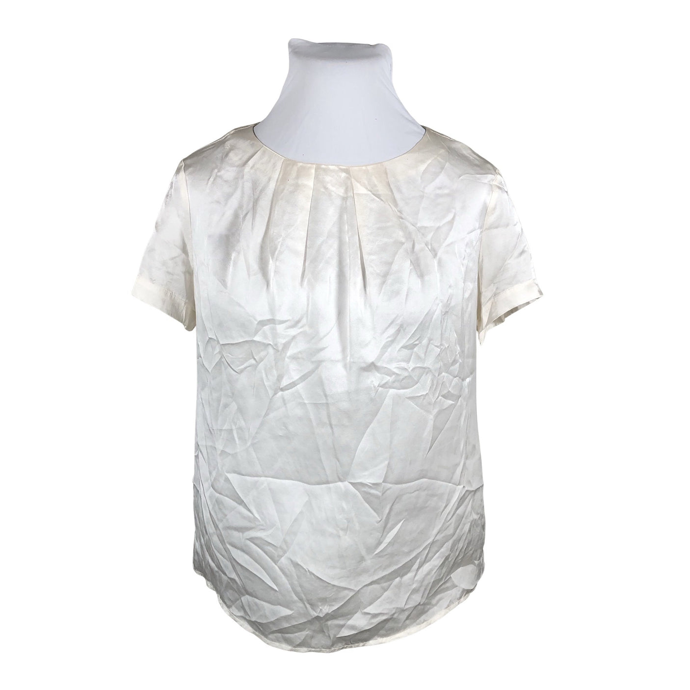 Unisex Ril's - Short-sleeved blouse, size 42 - Natural white (1)