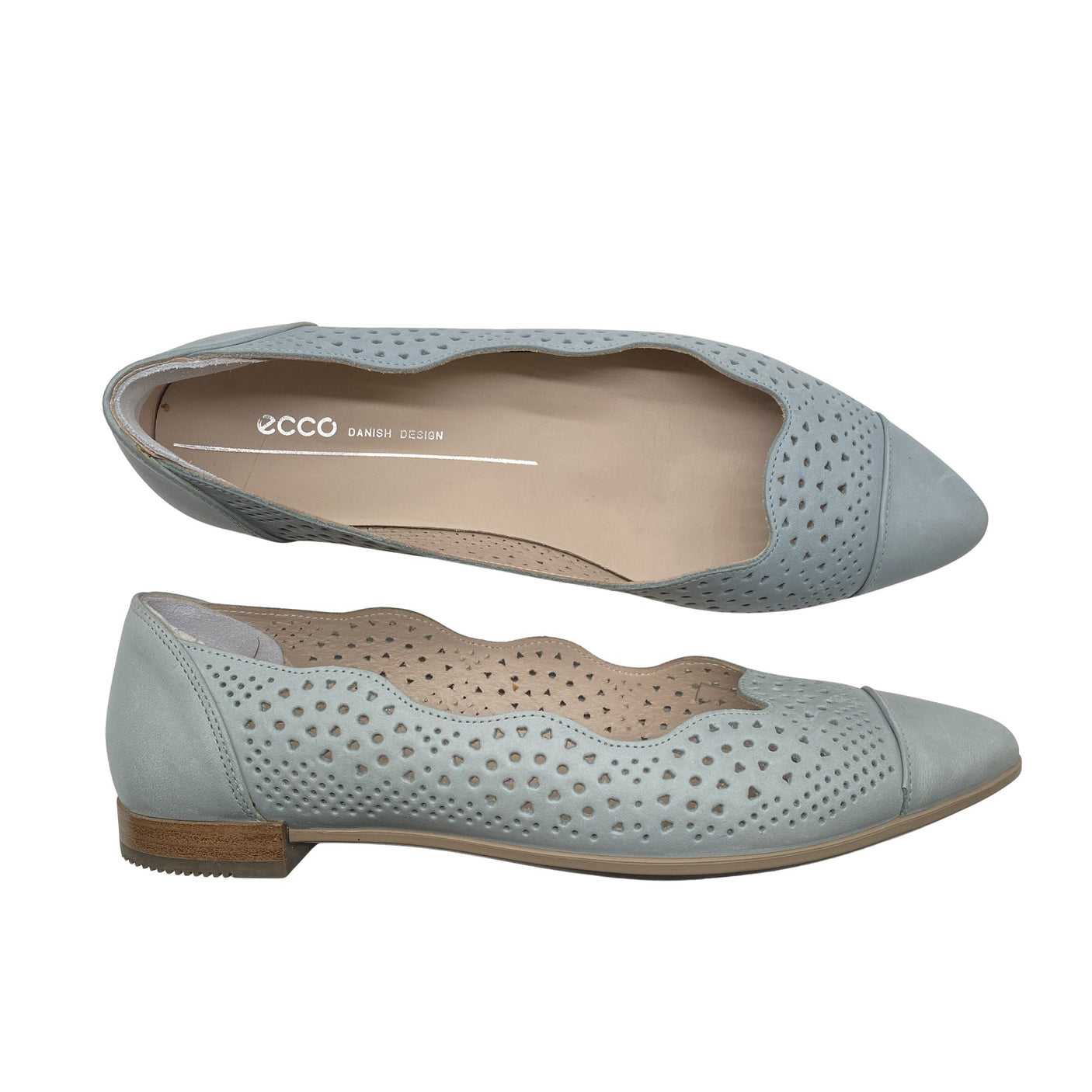 Unisex Ecco - Ballerinas, size 38 - Light blue (1)