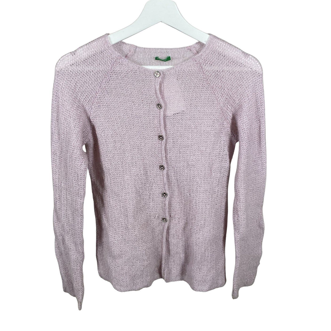 Unisex Benetton - Cardigan, size 158 - 164 - Violet (1)