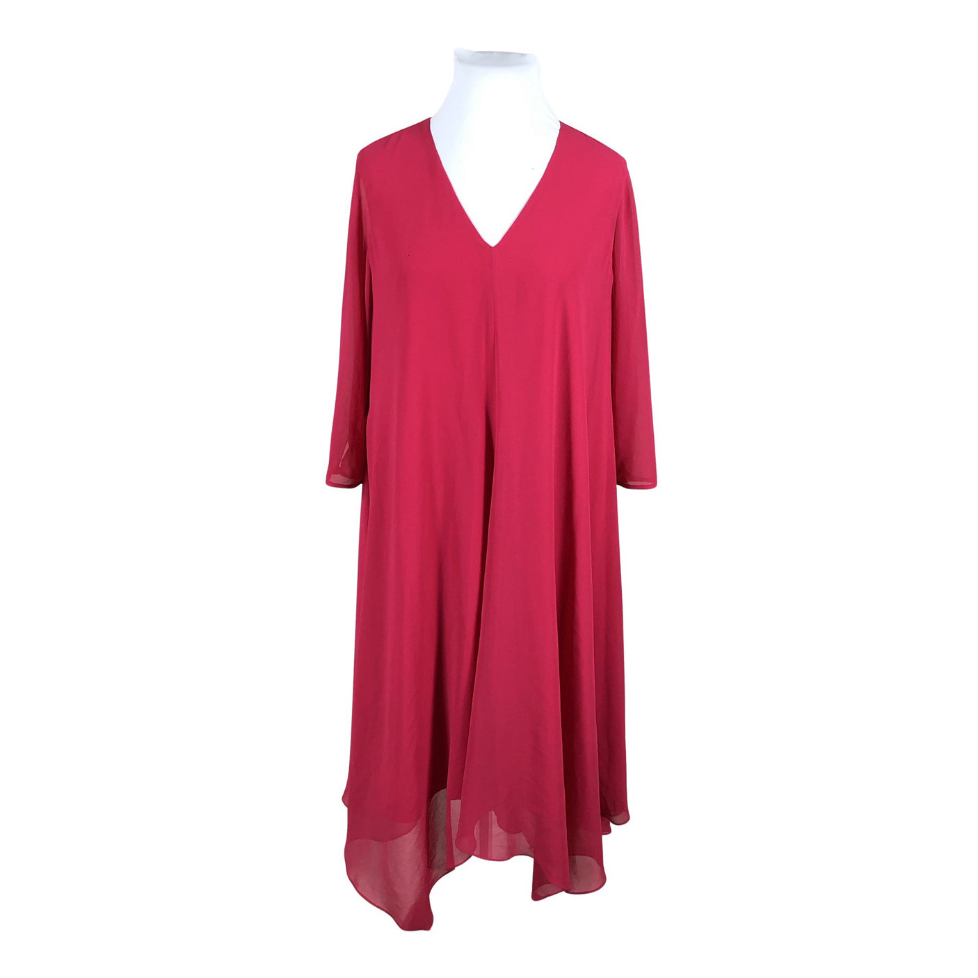 Unisex Persona by Marina Rinaldi - Schiffon dress, size 44 - Pink (1)