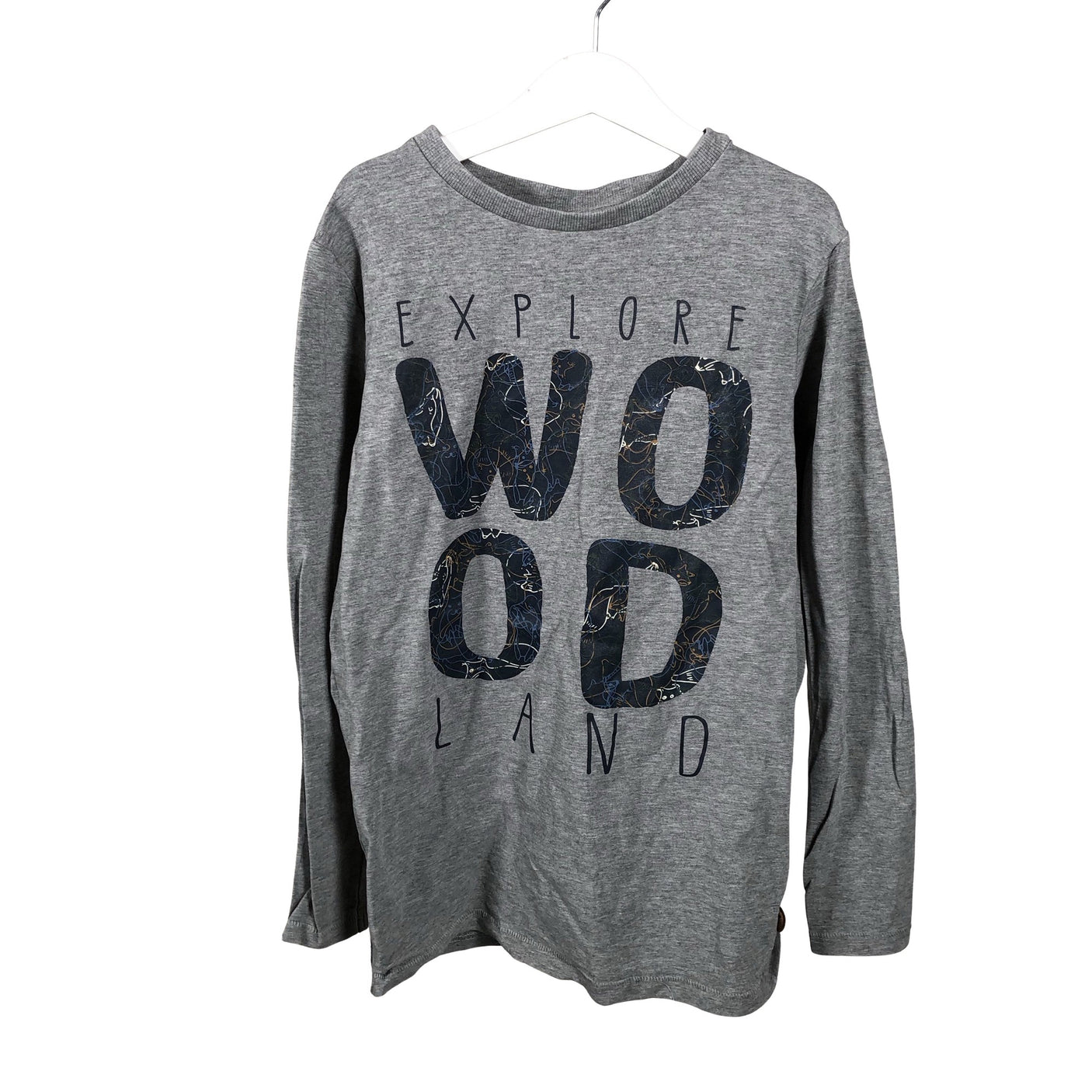 Unisex POMPdeLUX - Tricot shirt, size 140 - 146 - Gray (1)