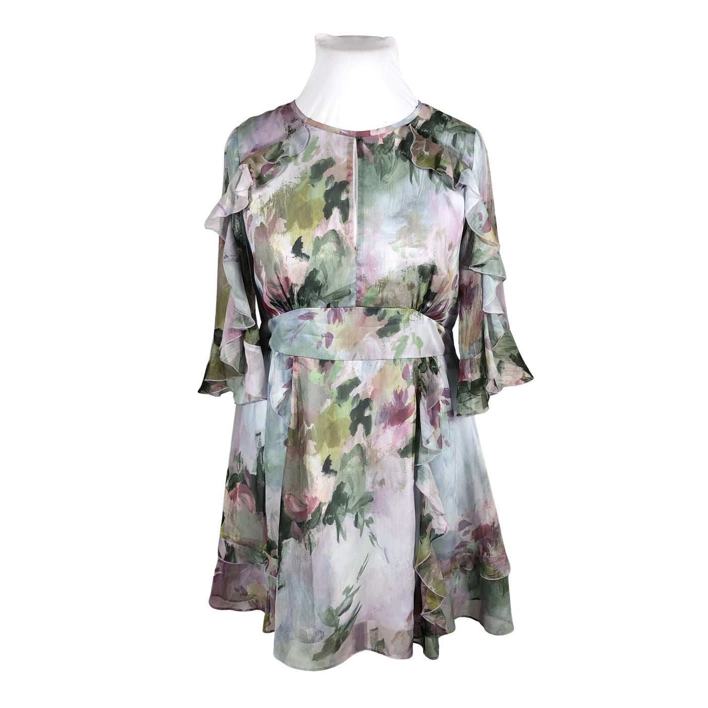 Unisex Ted Baker - Schiffon dress, size 42 - Light blue (1)