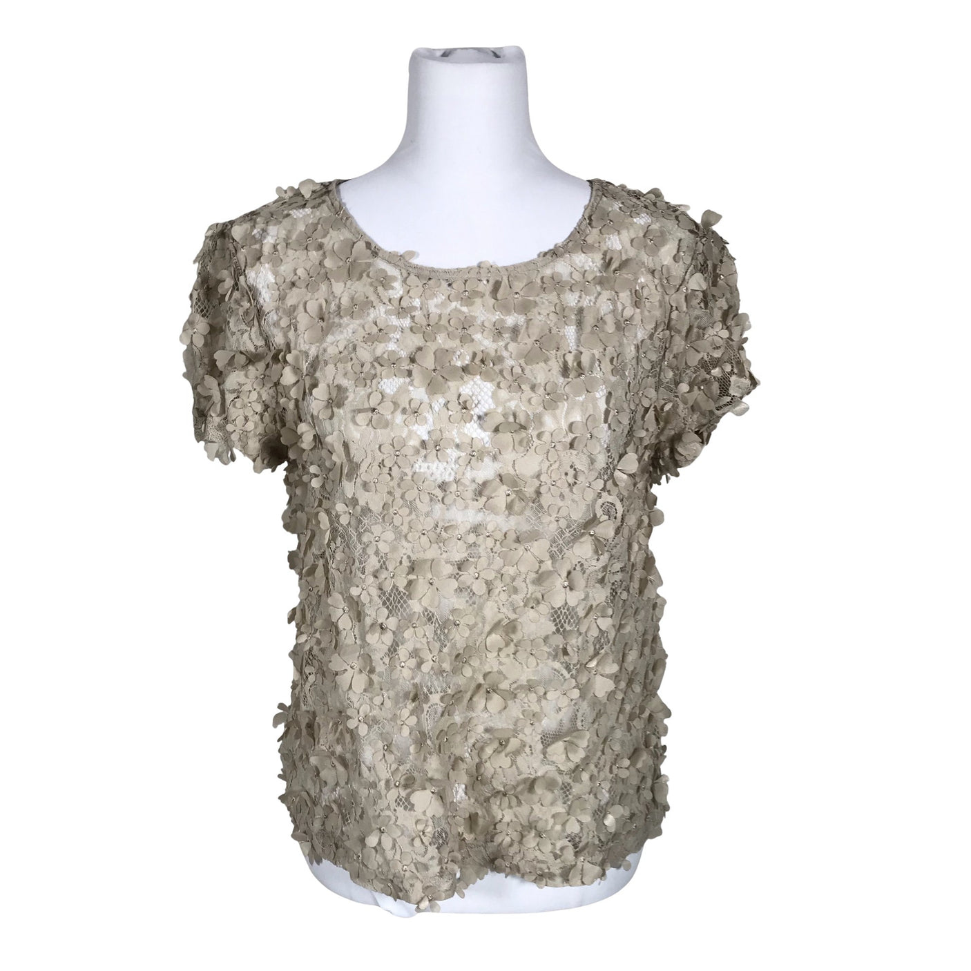 Unisex Ida Sjöstedt - Party shirt, size 44 - Beige (1)