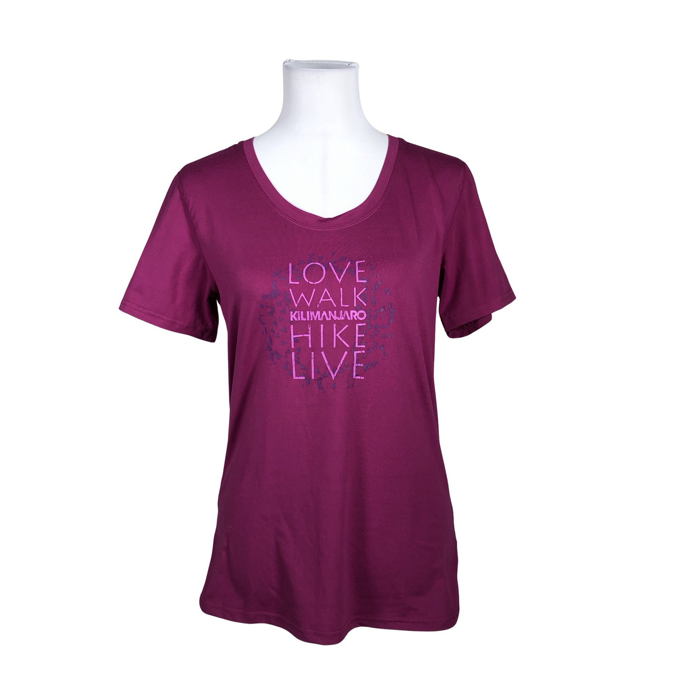 Unisex Kilimanjaro - Sports shirt, short sleeve, size 40 - Violet (1)