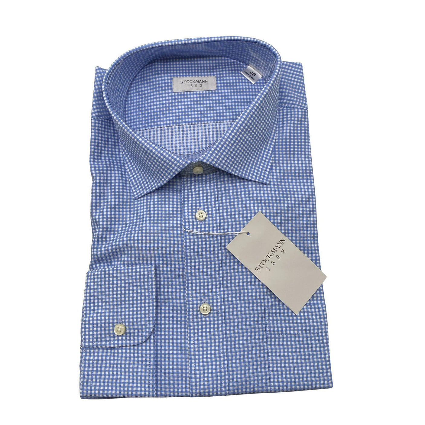 Unisex Stockmann - Collared shirt, size XXL - Blue (1)