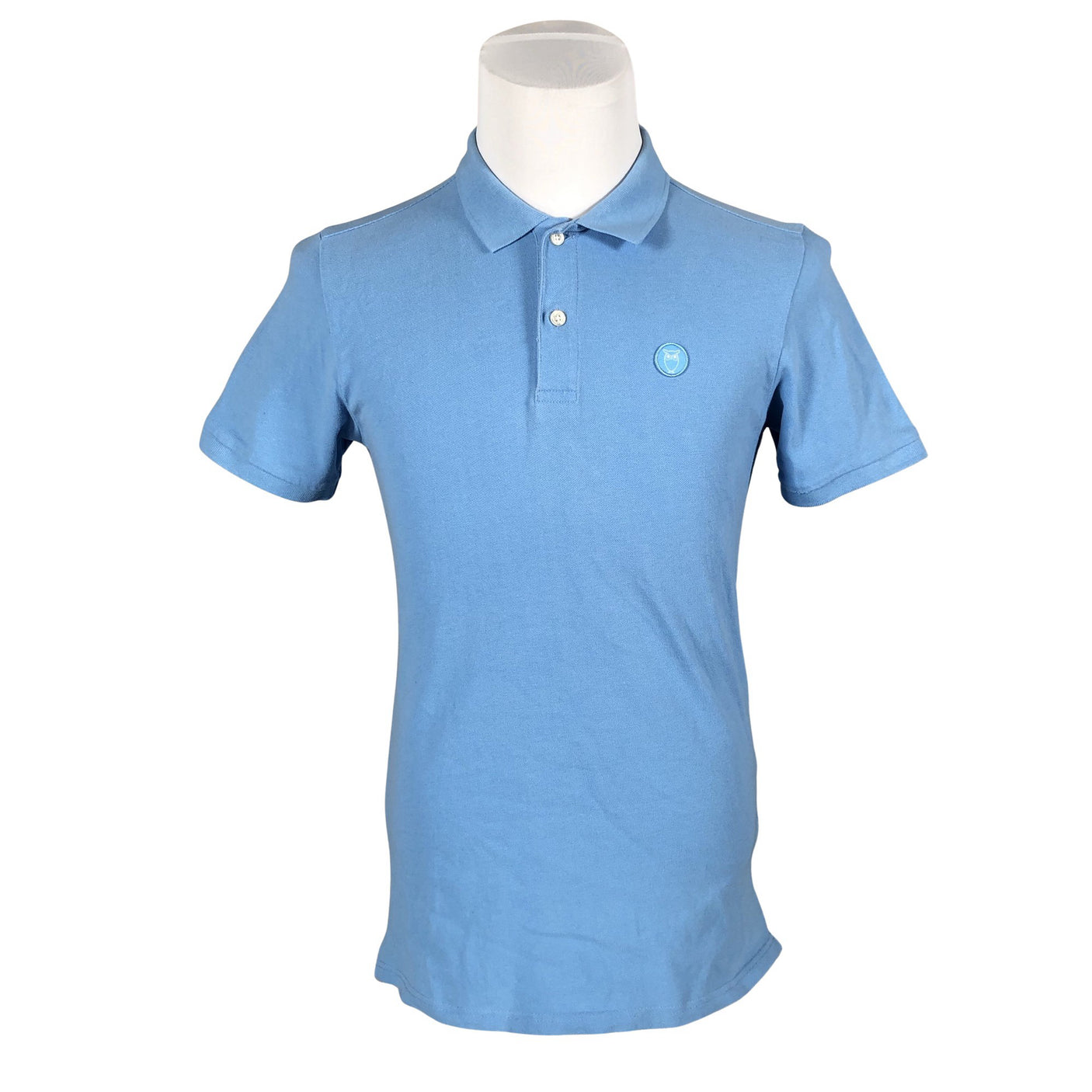 Unisex Knowledge Cotton Apparel - Polo shirt, size M - Light blue (1)