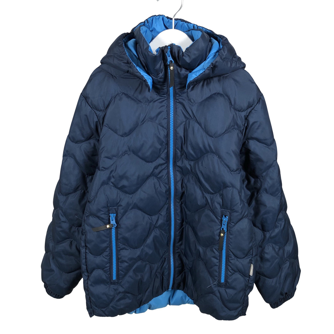 Unisex Reima - Light down jacket, size 122 - 128 - Blue (1)