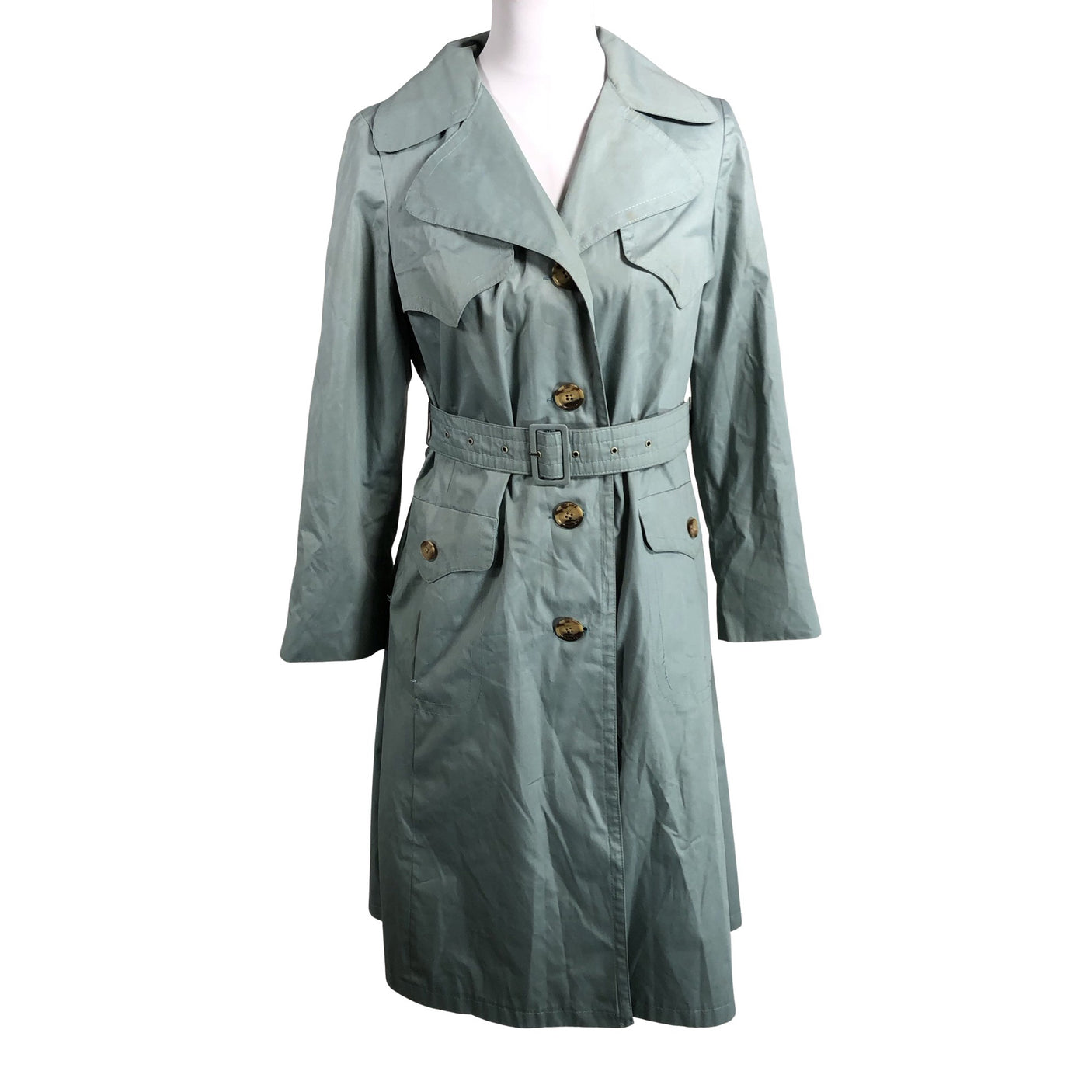 Unisex Stoffels - Trench coat, size 40 - Green (1)