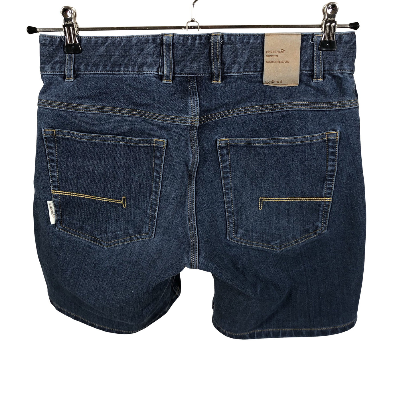 Unisex Norrøna - Denim shorts, size 38 - Blue (2)