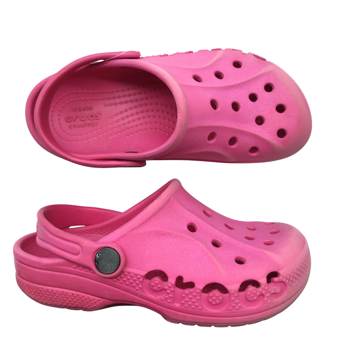 Unisex Crocs - Slip-on shoes, size 30 - Pink (1)