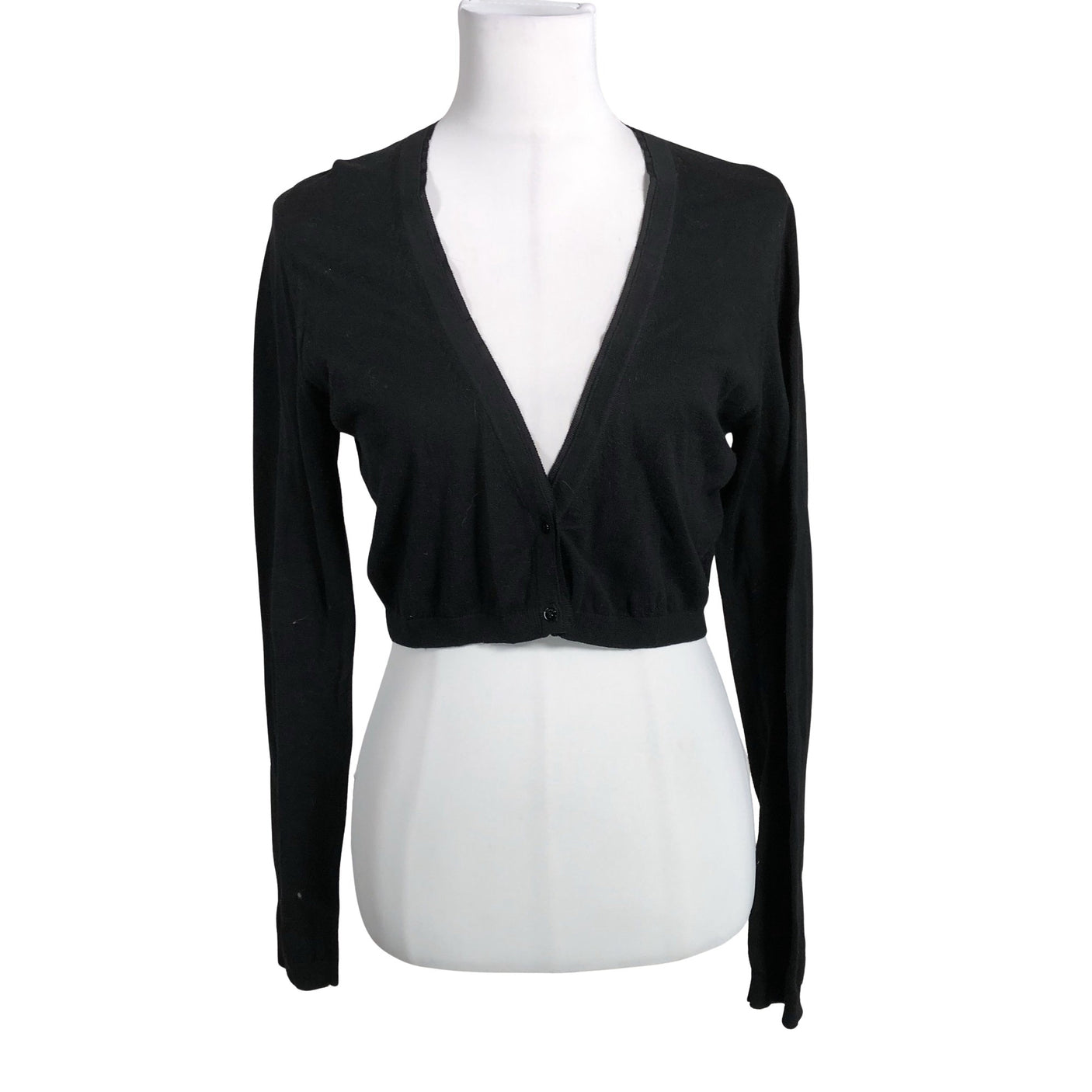 Unisex Esprit - Knit bolero jacket, size 40 - Black (1)