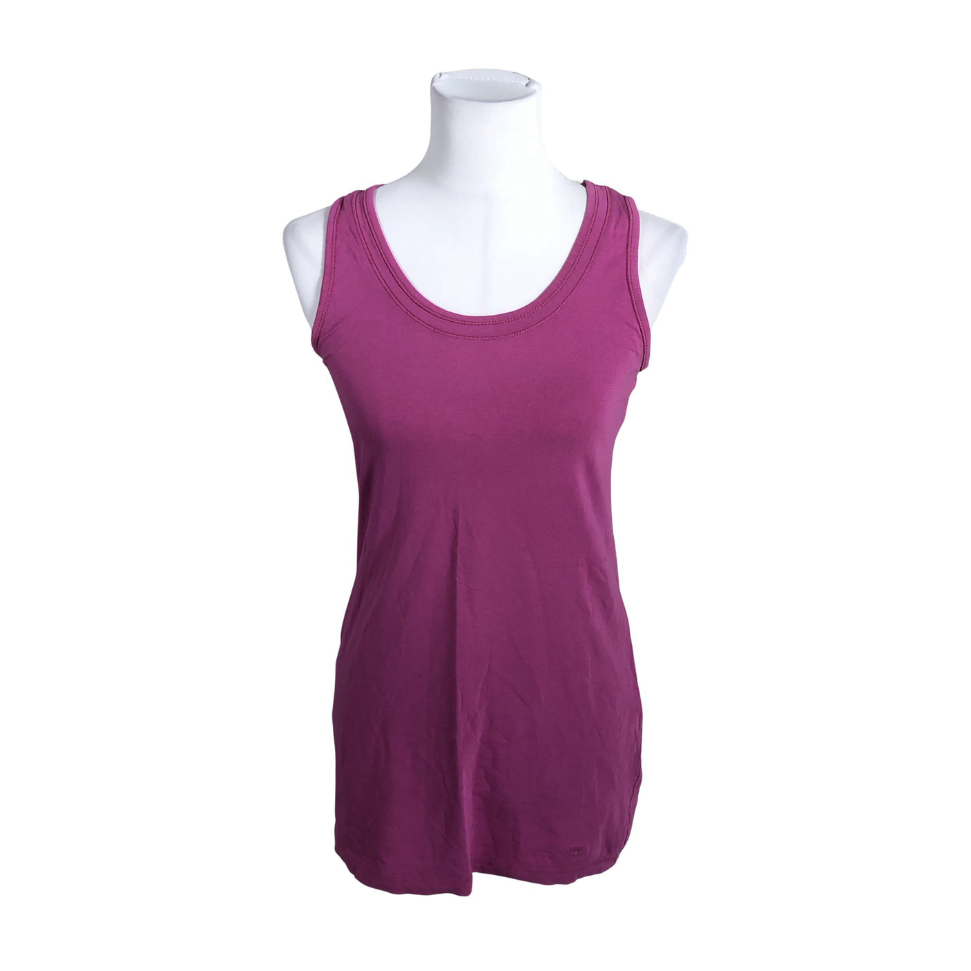 Unisex Tom Tailor - Tricot tank top, size 40 - Violet (1)