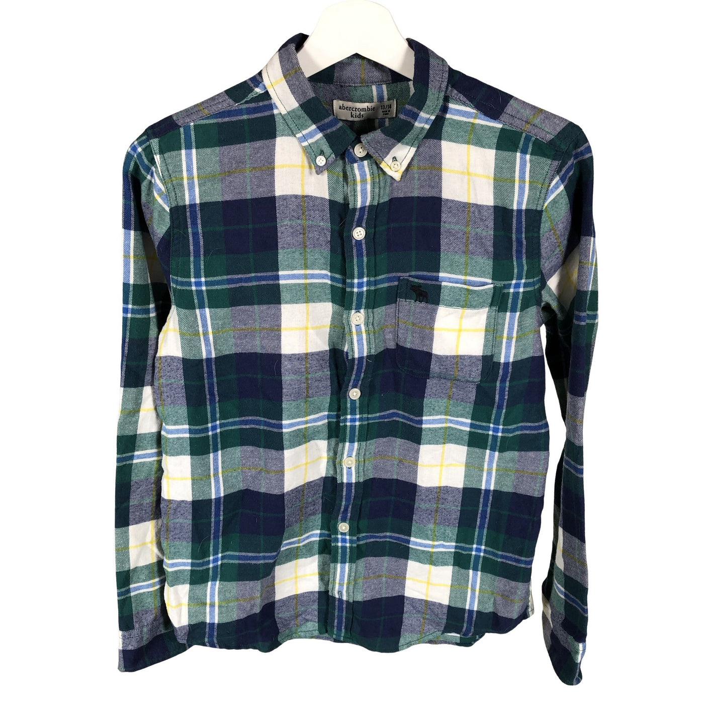 Unisex Abercrombie&Fitch - Flannel shirt, size 152 - 158 - Blue (1)