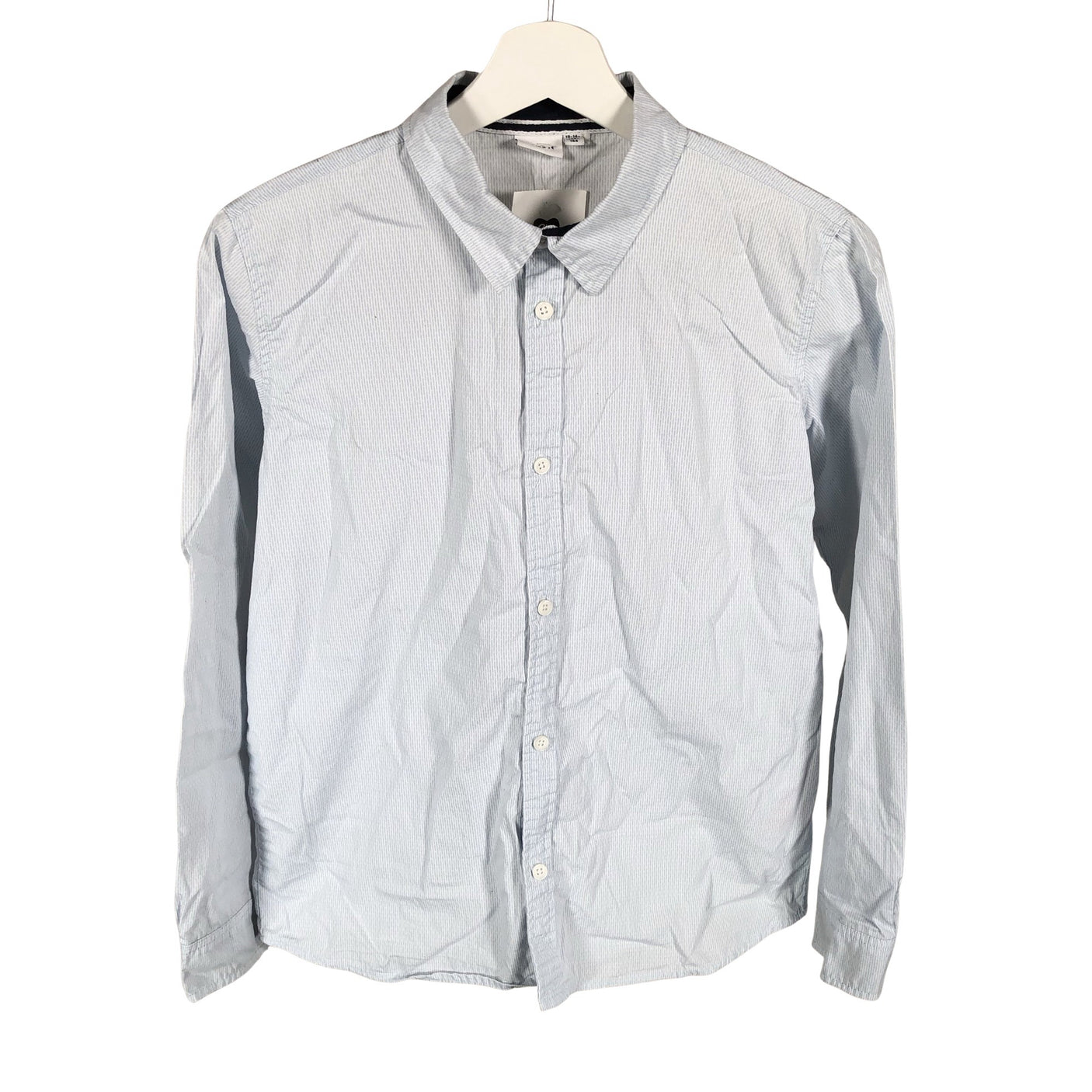 Unisex Name It - Collared shirt, size 158 - 164 - Light blue (1)