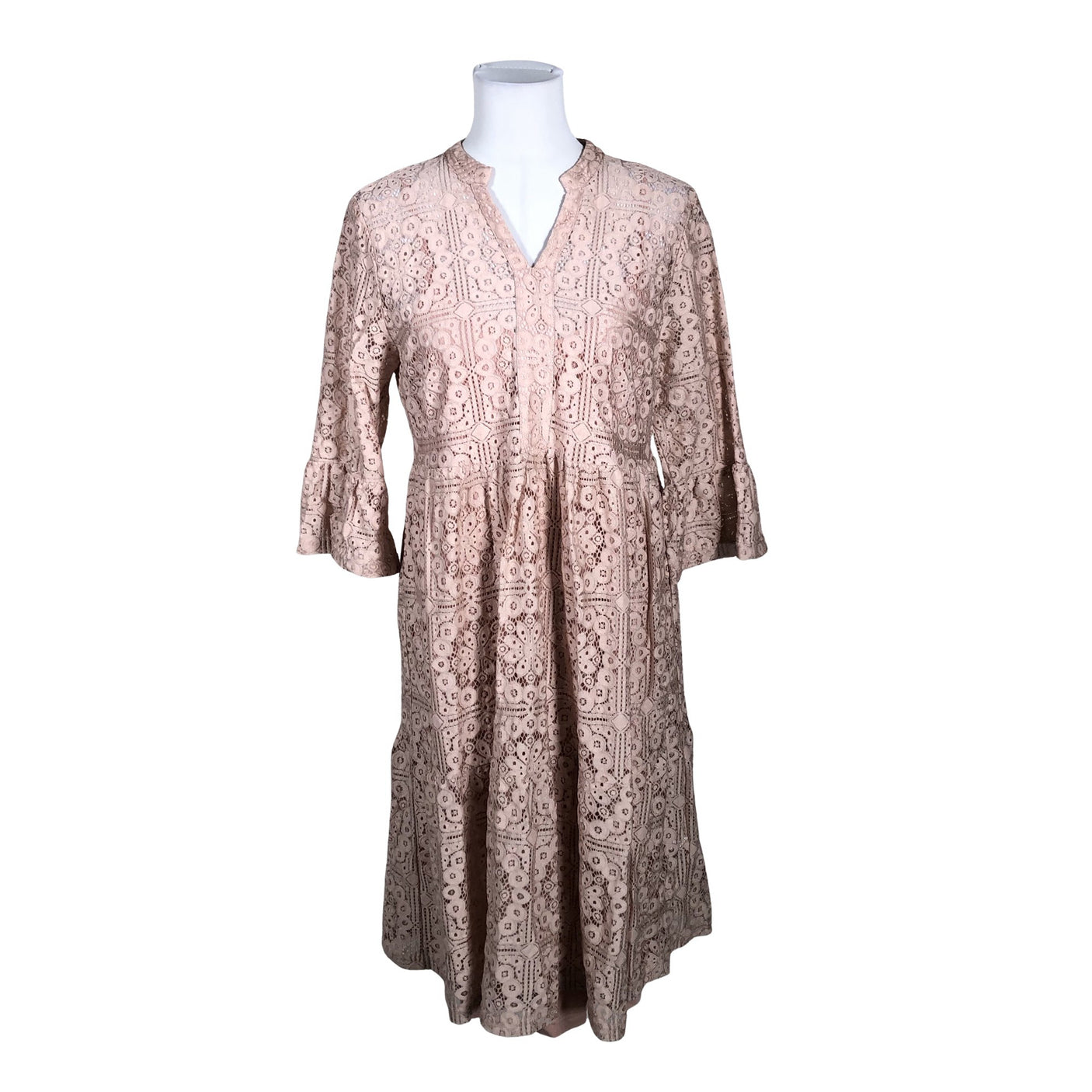 Unisex Cream - Party dress, size 38 - Light pink (2)