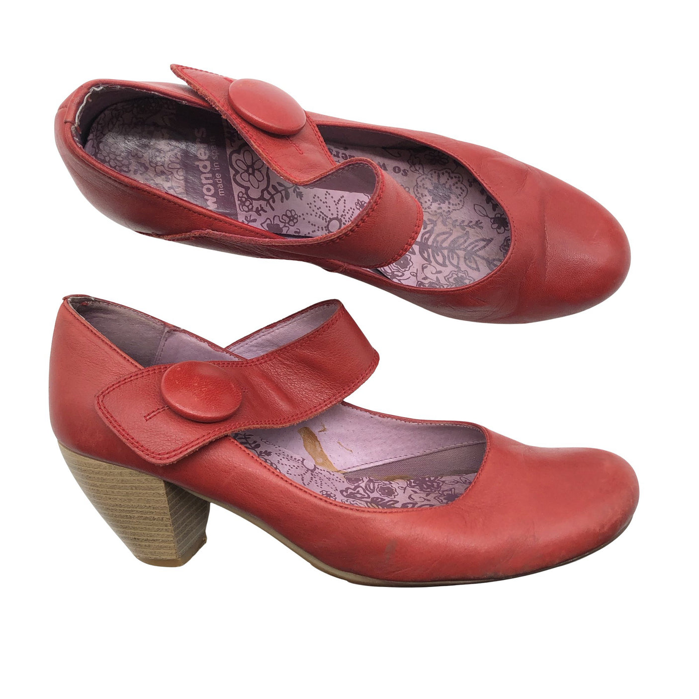 Unisex Wonders - High heels, size 37 - Red (1)