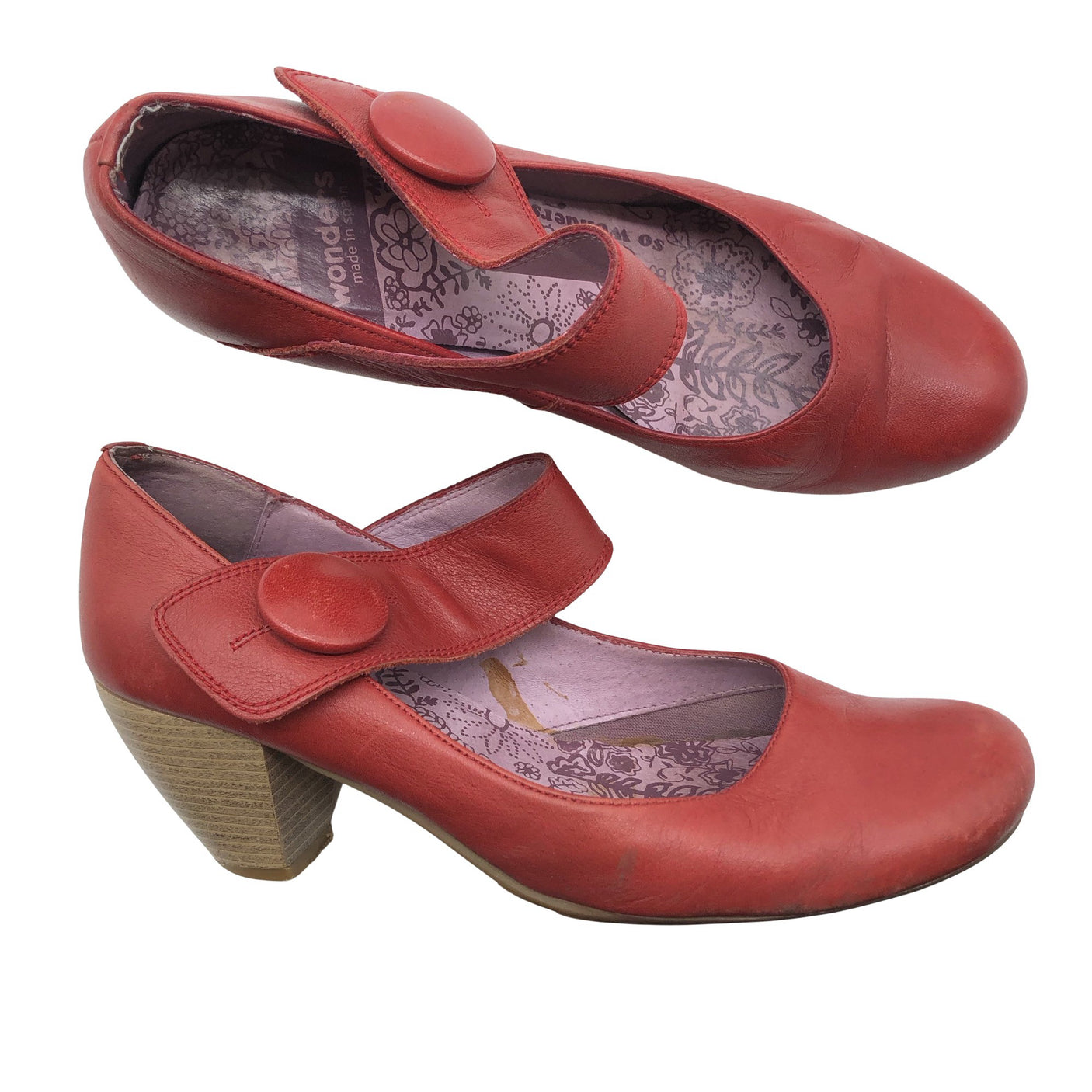 Unisex Wonders - High heels, size 37 - Red (3)