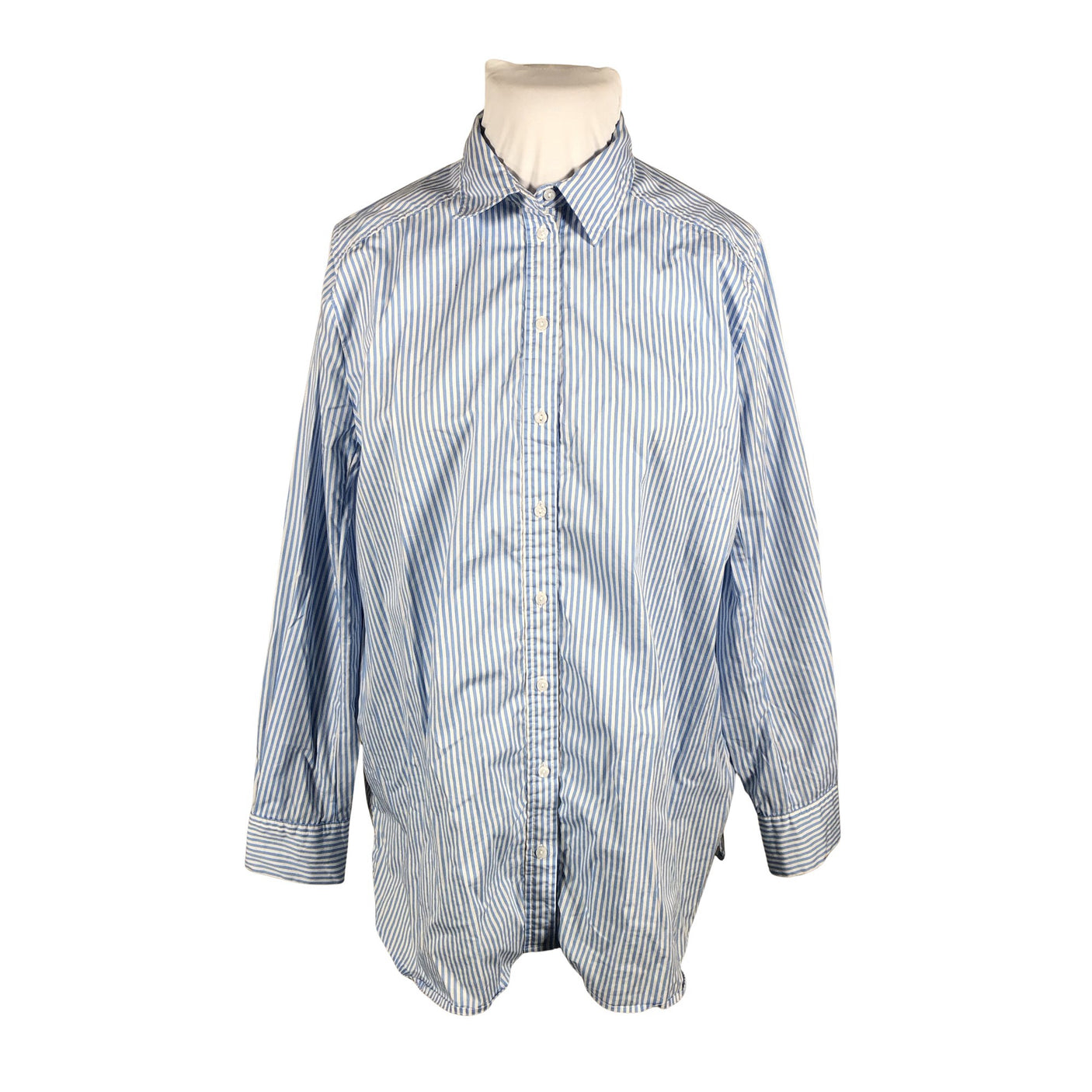 Unisex Yest - Collared shirt, size 44 - Blue (2)