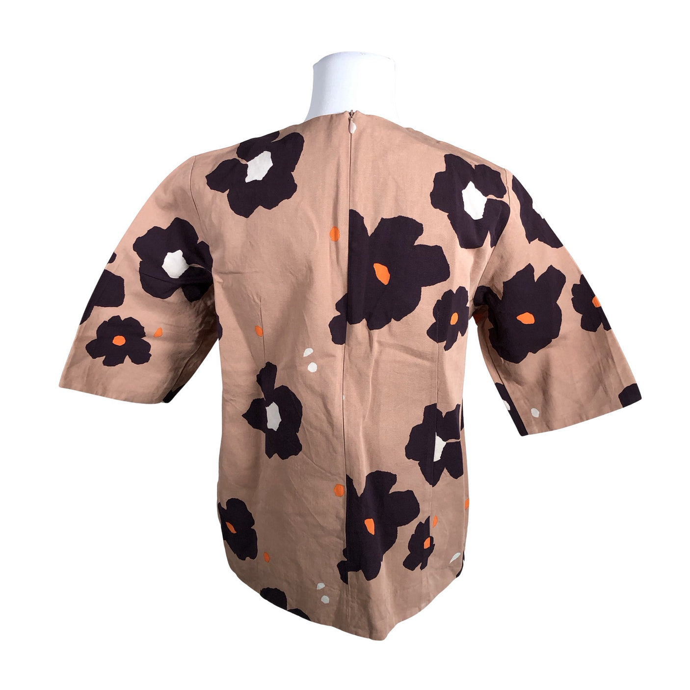 Unisex Marimekko - Short-sleeved blouse, size 40 - Beige (3)