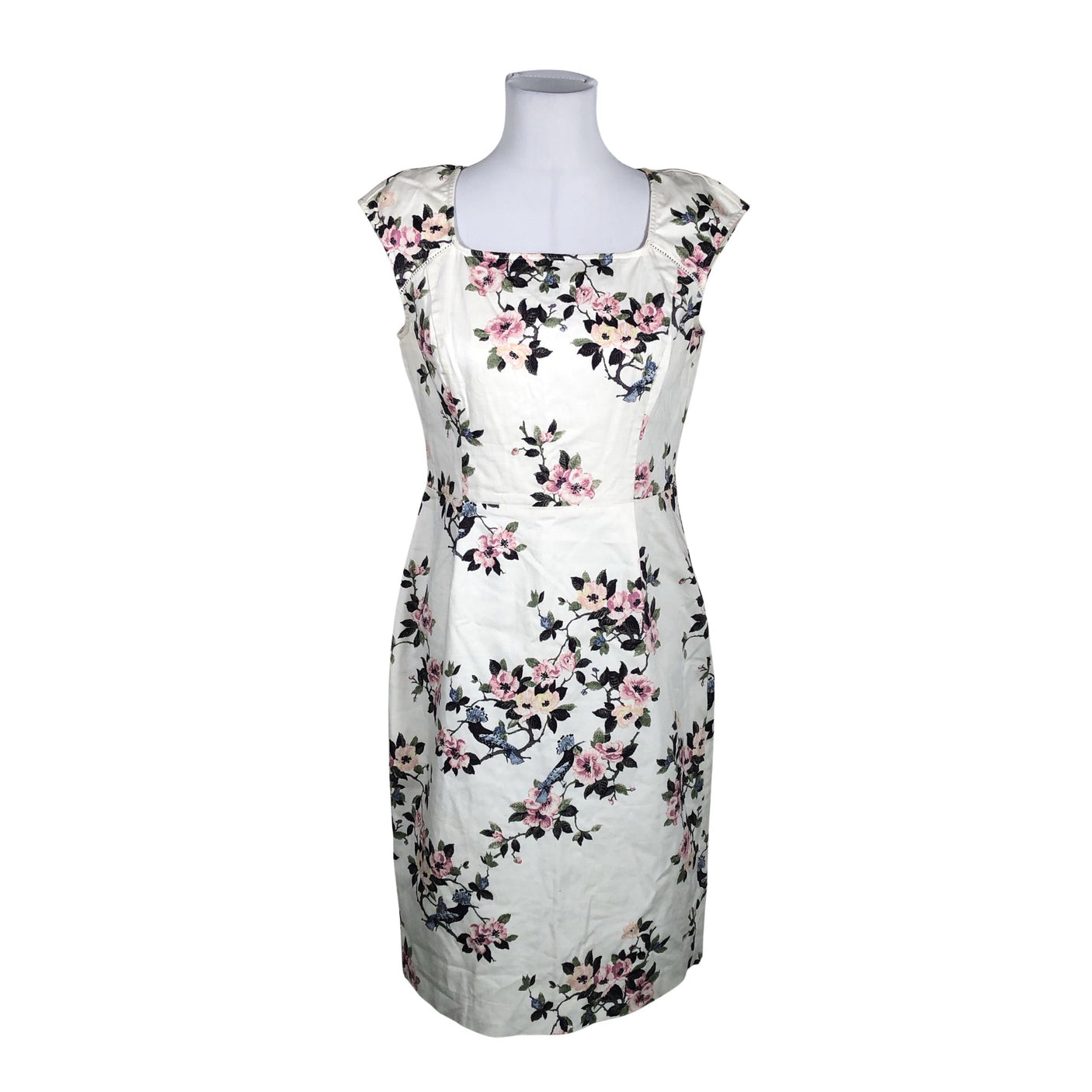 Unisex Laura Ashley - Sheath dress, size 38 - Natural white (2)