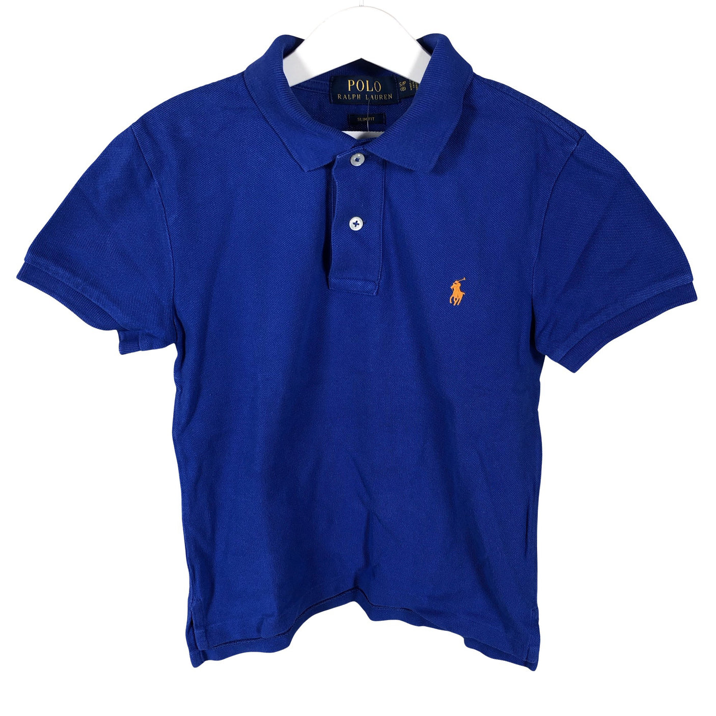Unisex Polo Ralph Lauren - Polo shirt, size 122 - 128 - Blue (1)