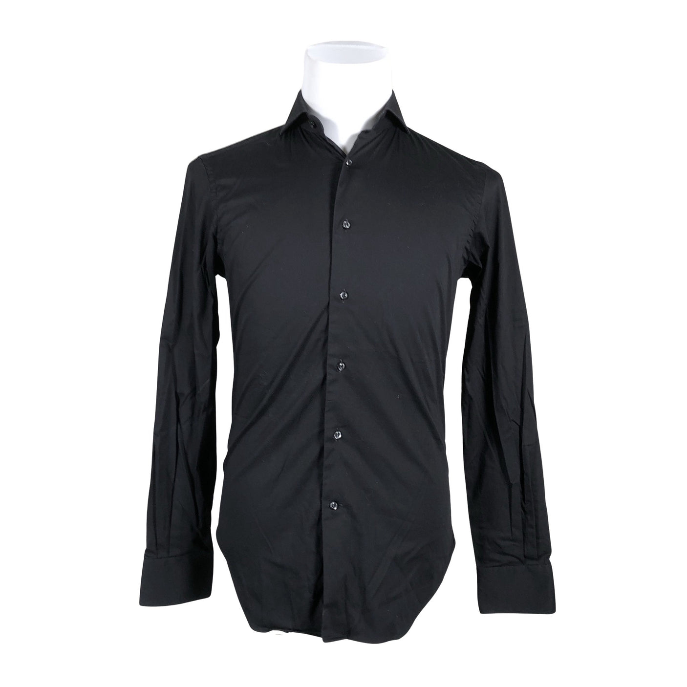 Unisex Boggi Milano - Collared shirt, size S - Black (1)
