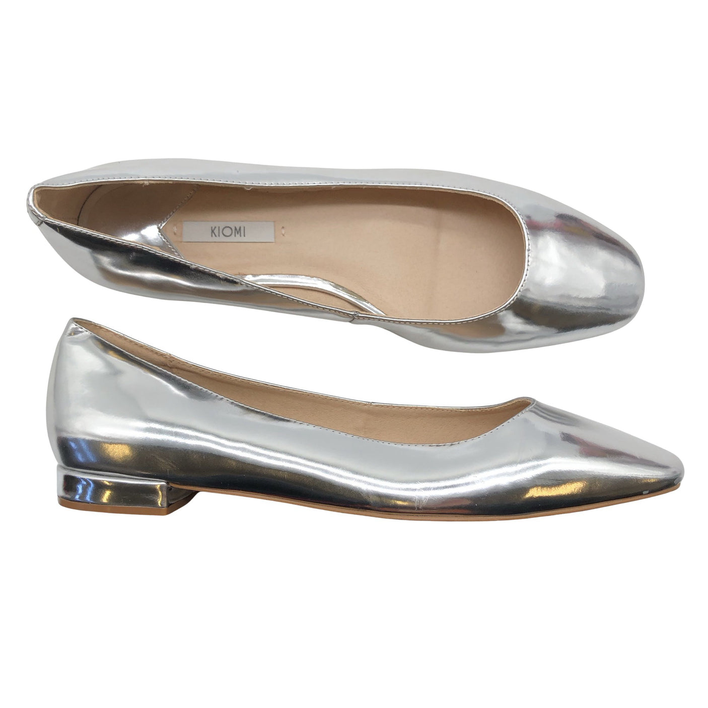 Unisex Kiomi - Ballerinas, size 40 - Silver (2)