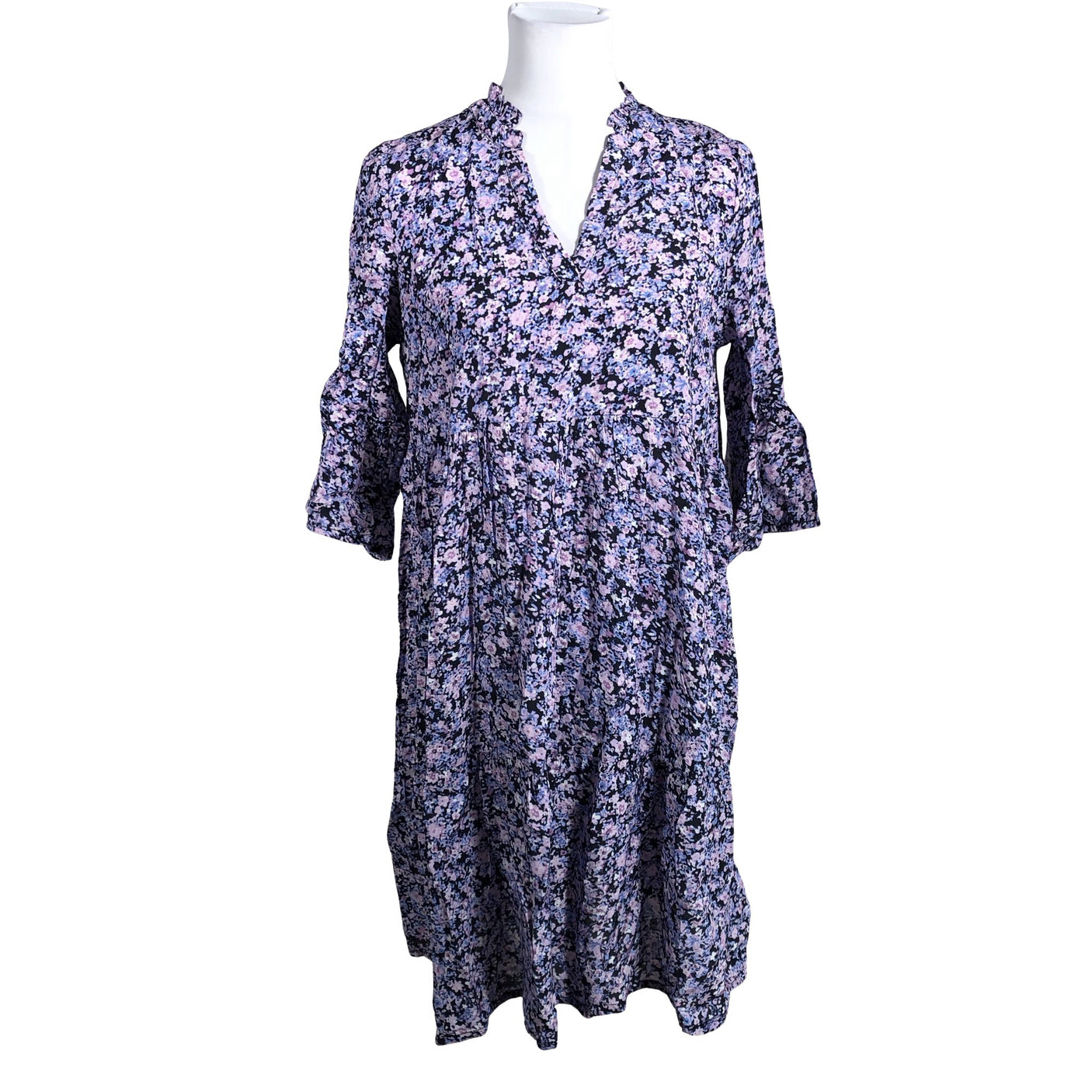 Unisex Kaffe - Schiffon dress, size 38 - Violet (1)